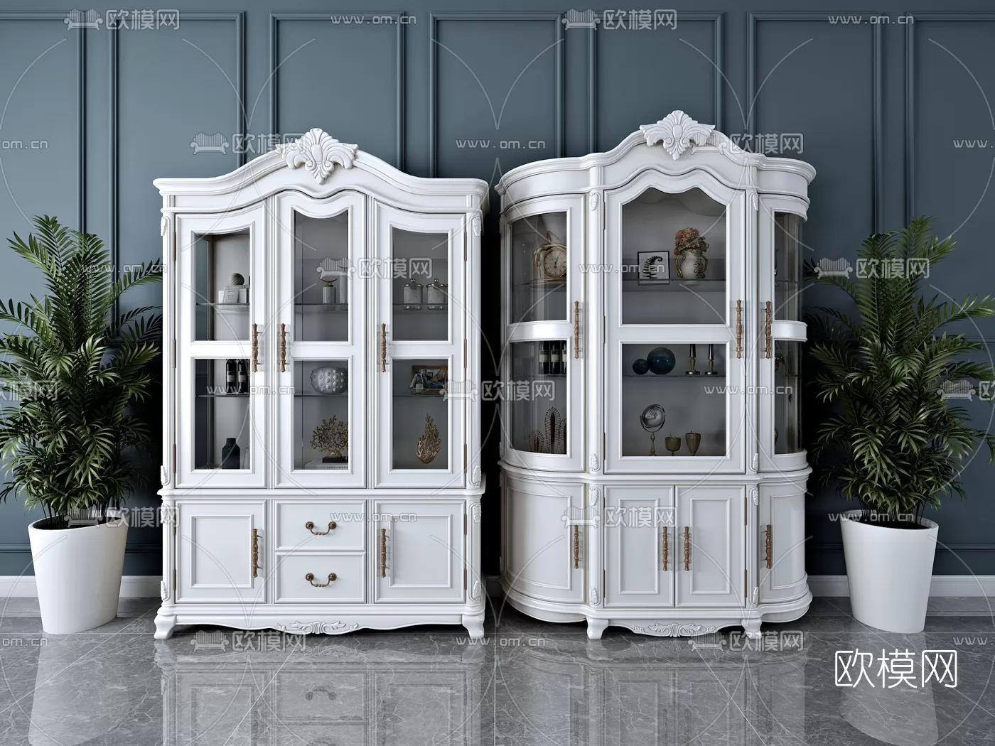 CLASSIC – CARBINET – 3DMODELS – 005 CLASSIC – CARBINET – 3DMODELS – 005