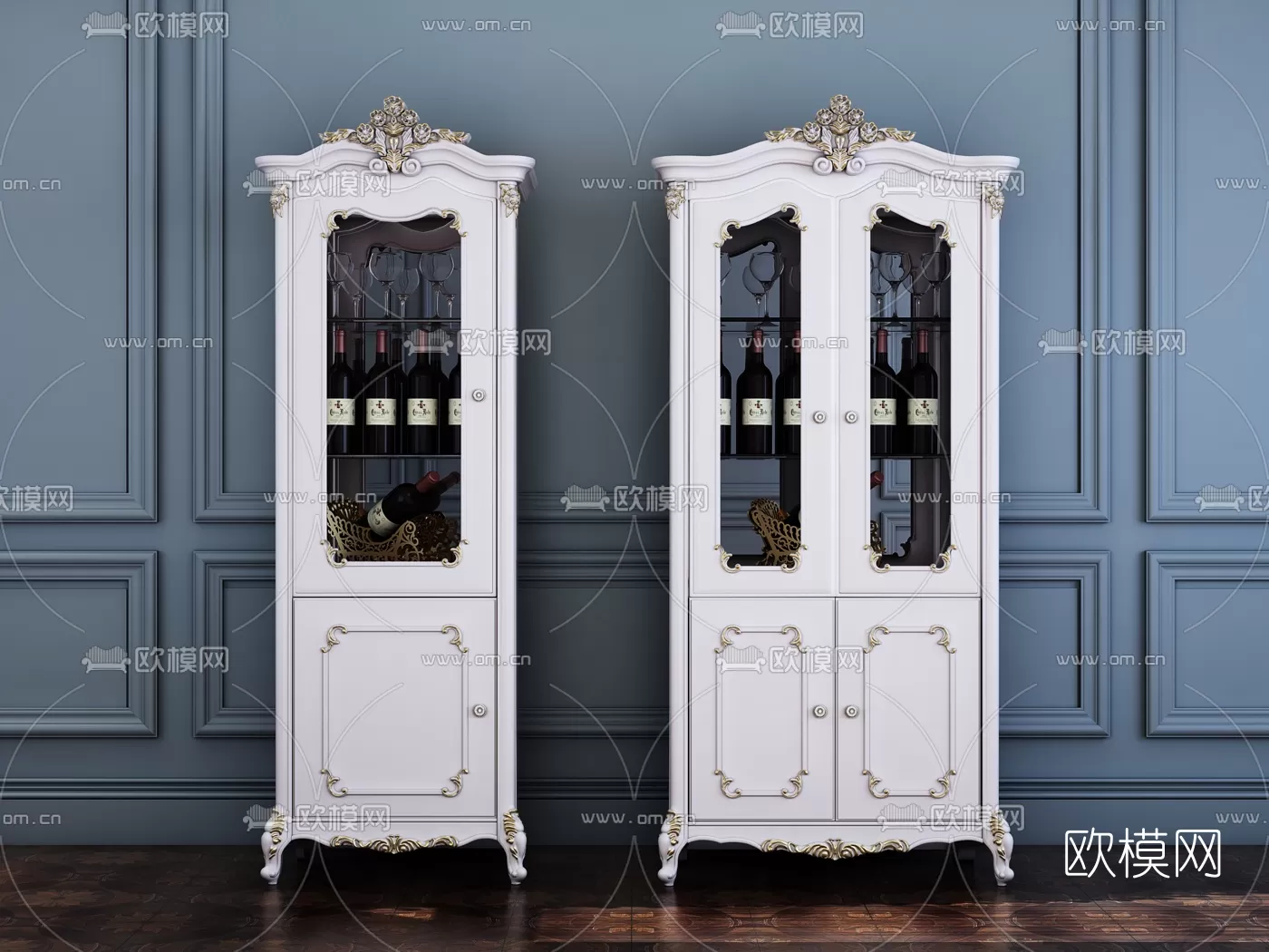 CLASSIC – CARBINET – 3DMODELS – 006 CLASSIC – CARBINET – 3DMODELS – 006