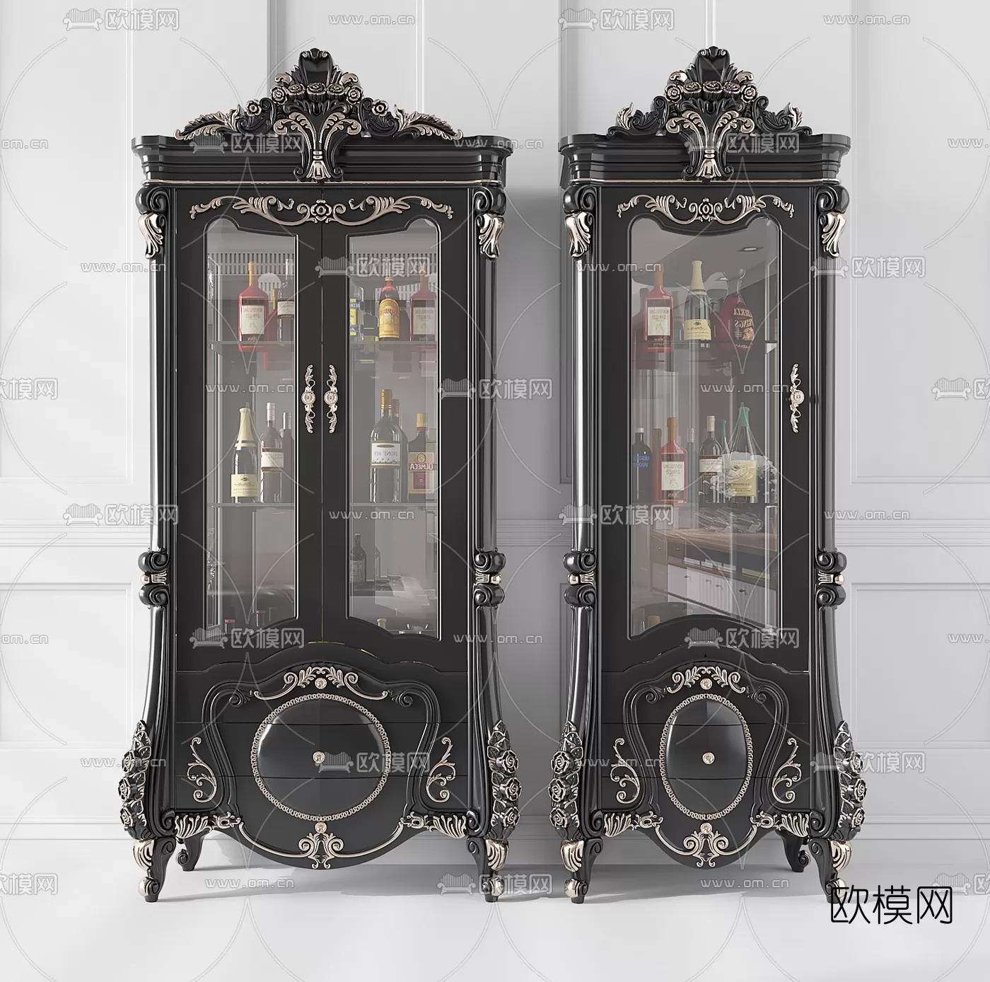 CLASSIC – CARBINET – 3DMODELS – 010 CLASSIC – CARBINET – 3DMODELS – 010