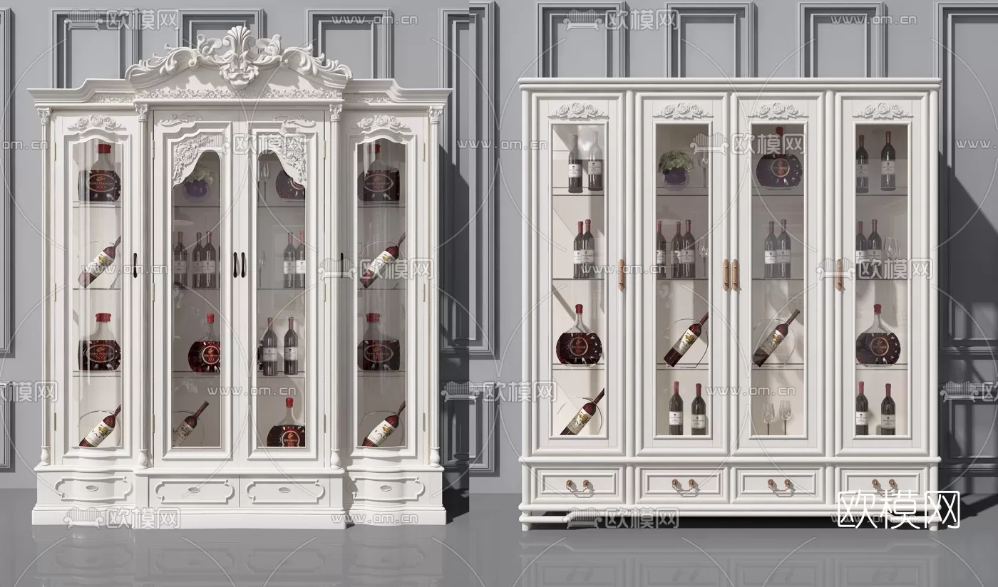 CLASSIC – CARBINET – 3DMODELS – 019 CLASSIC – CARBINET – 3DMODELS – 019