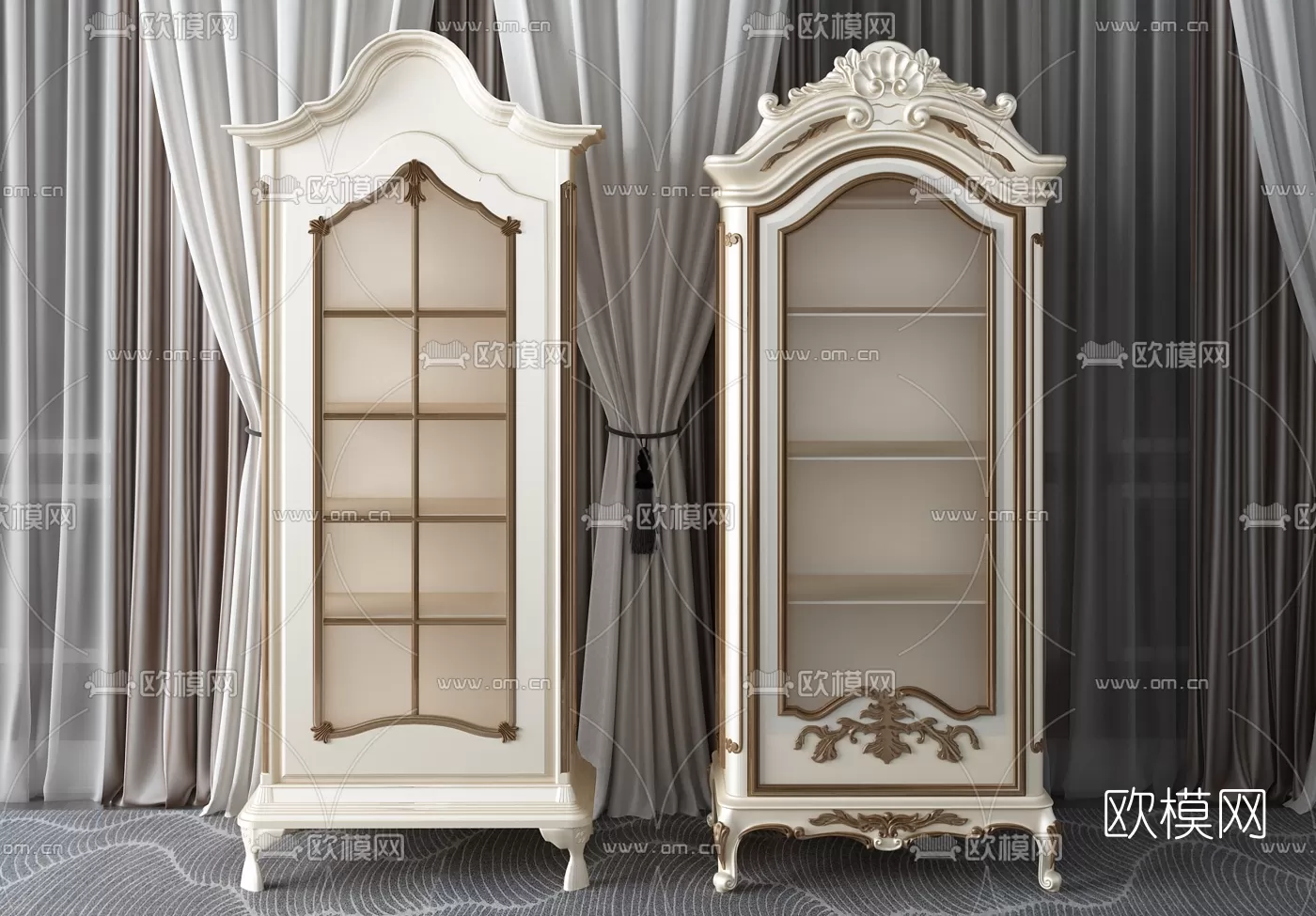 CLASSIC – CARBINET – 3DMODELS – 023 CLASSIC – CARBINET – 3DMODELS – 023