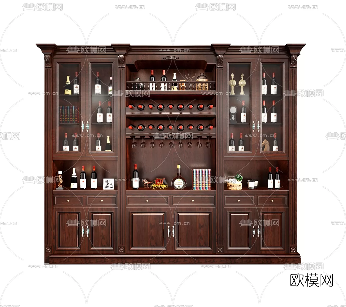 CLASSIC – CARBINET – 3DMODELS – 027 CLASSIC – CARBINET – 3DMODELS – 027