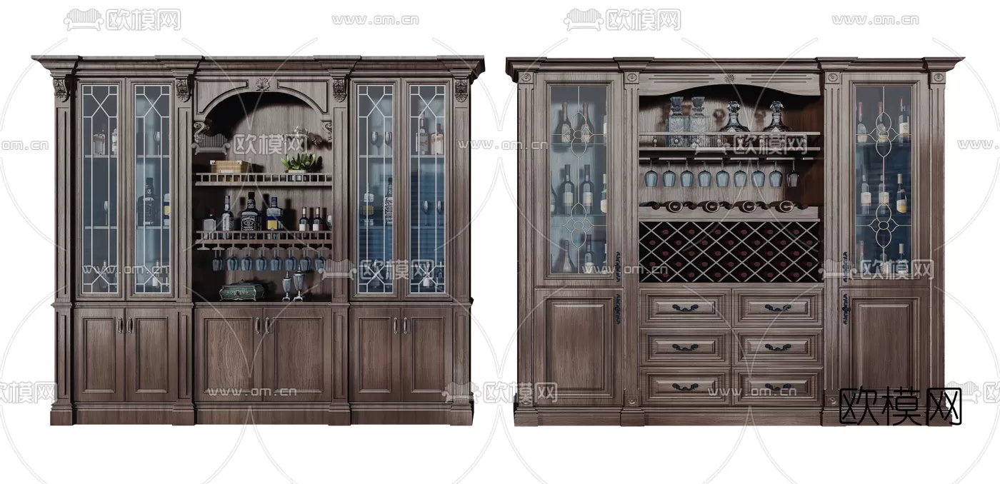 CLASSIC – CARBINET – 3DMODELS – 029 CLASSIC – CARBINET – 3DMODELS – 029