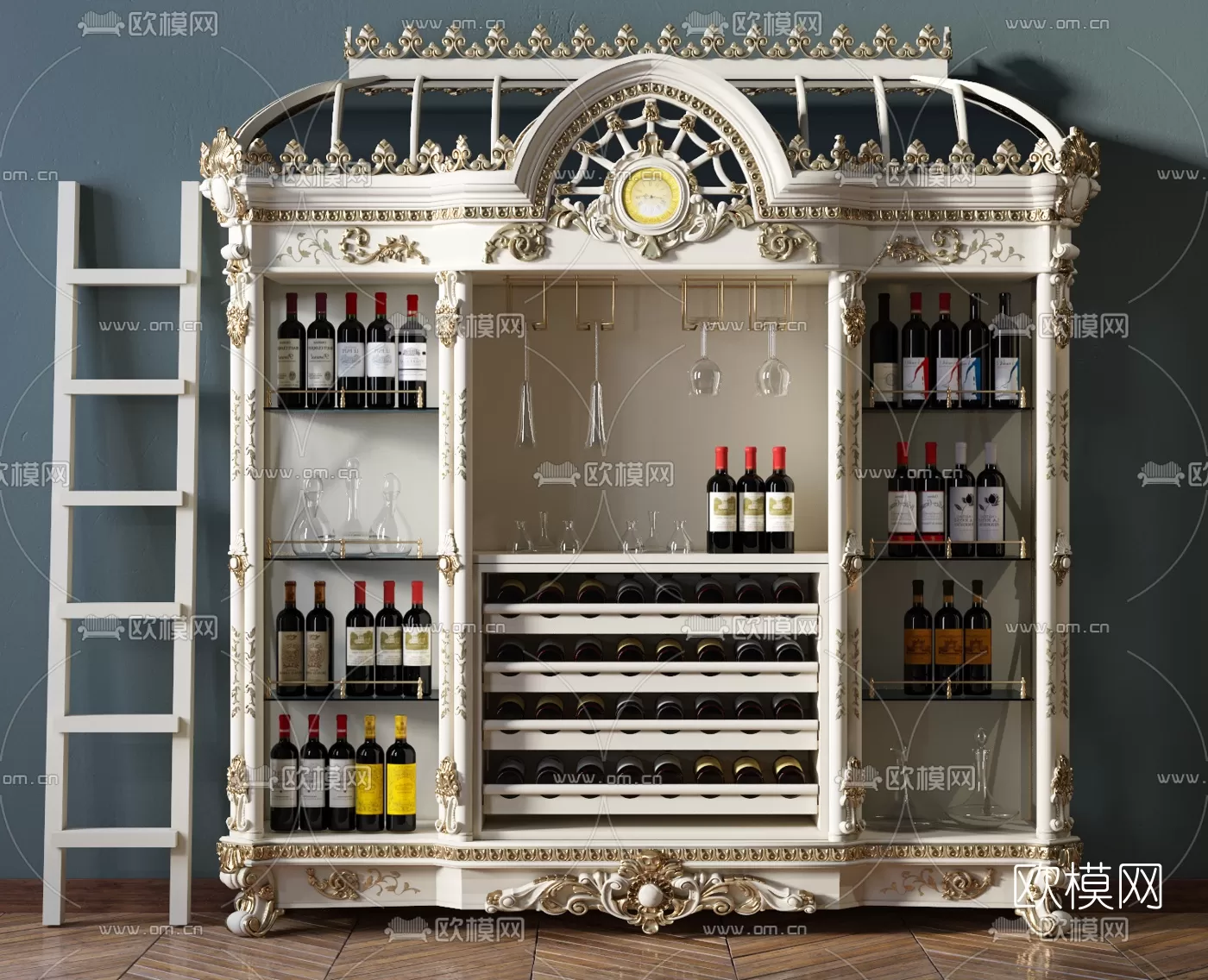 CLASSIC – CARBINET – 3DMODELS – 032 CLASSIC – CARBINET – 3DMODELS – 032