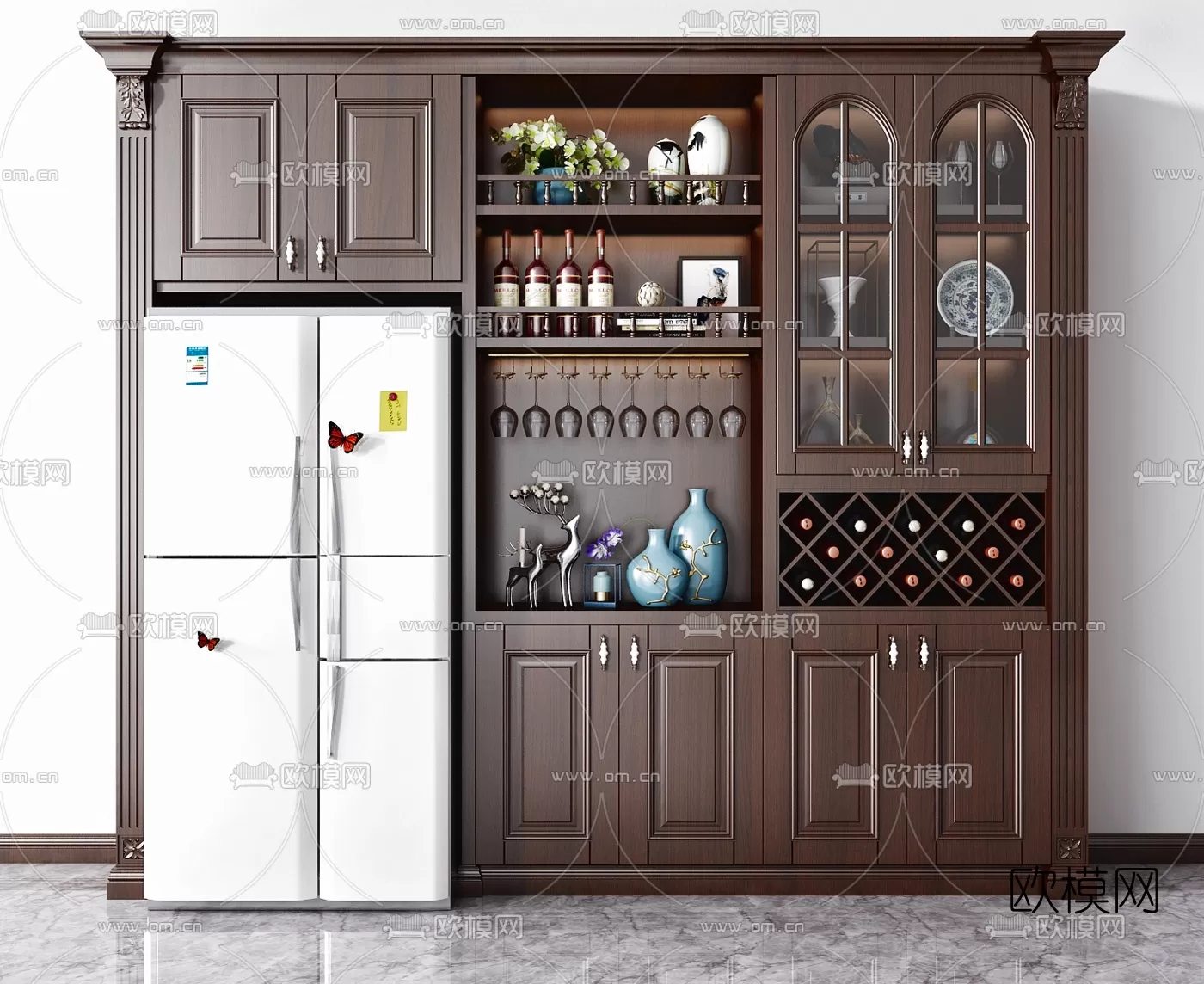 CLASSIC – CARBINET – 3DMODELS – 041 CLASSIC – CARBINET – 3DMODELS – 041