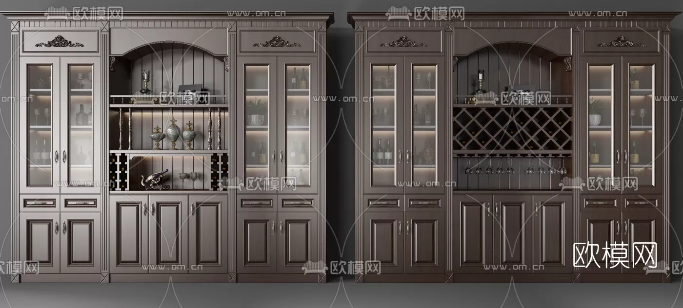 CLASSIC – CARBINET – 3DMODELS – 044 CLASSIC – CARBINET – 3DMODELS – 044