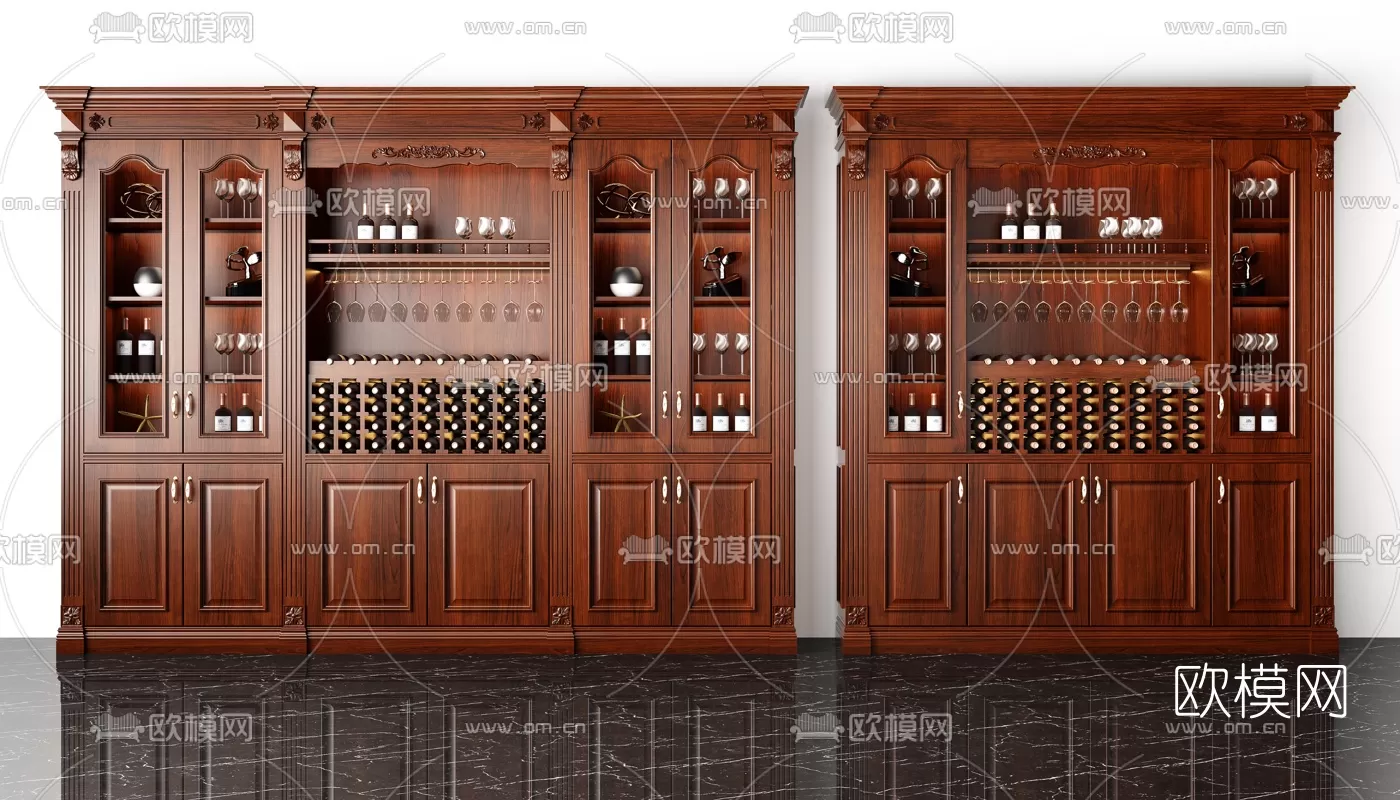 CLASSIC – CARBINET – 3DMODELS – 045 CLASSIC – CARBINET – 3DMODELS – 045