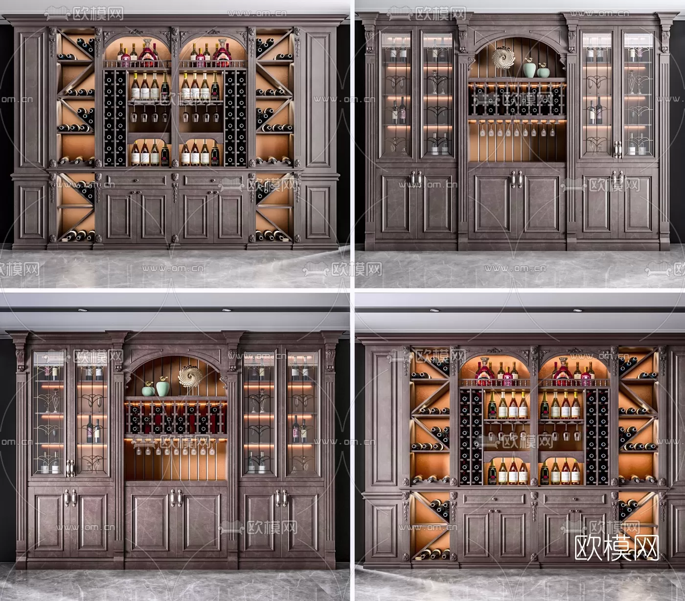 CLASSIC – CARBINET – 3DMODELS – 047 CLASSIC – CARBINET – 3DMODELS – 047