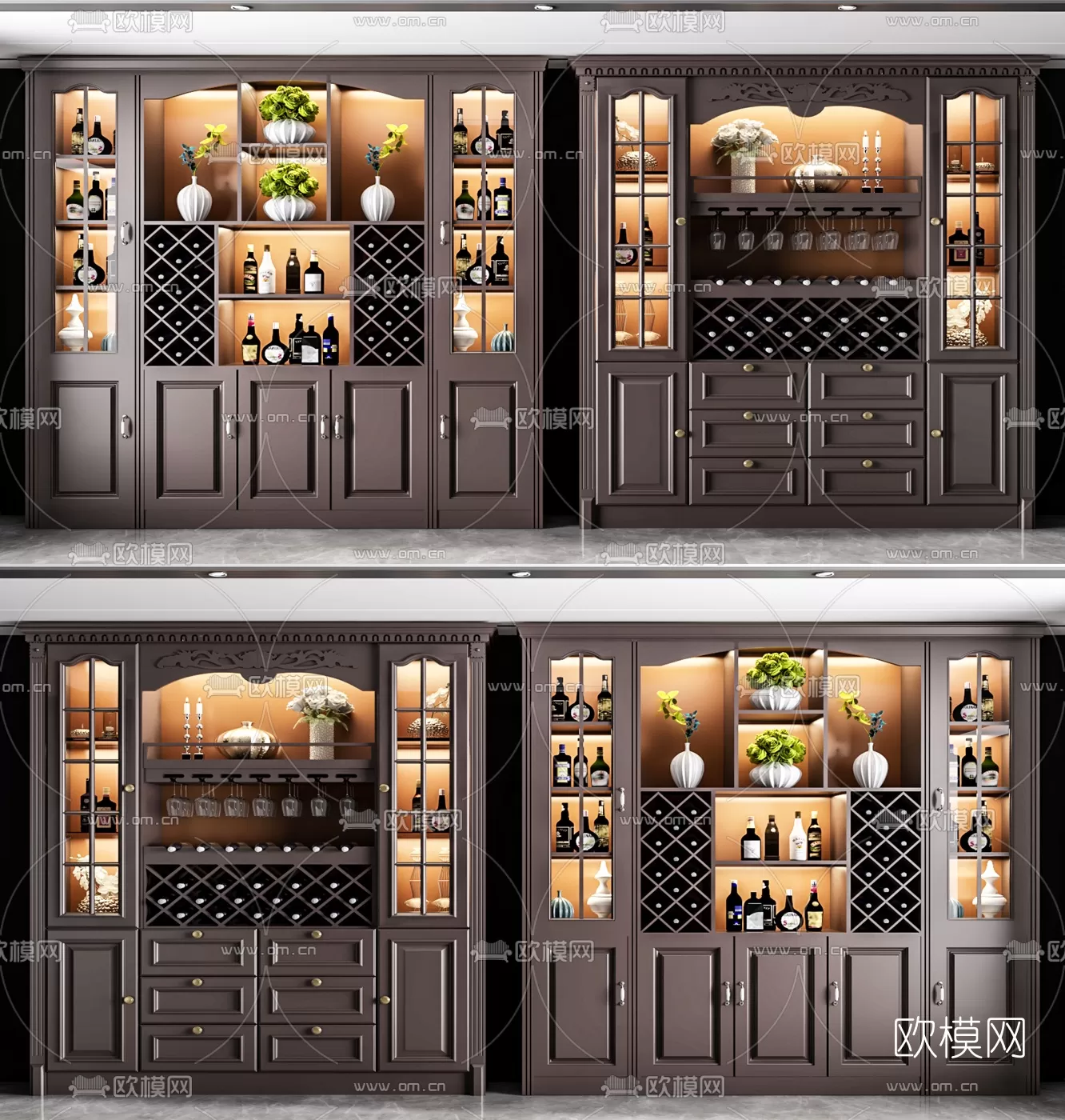 CLASSIC – CARBINET – 3DMODELS – 048 CLASSIC – CARBINET – 3DMODELS – 048