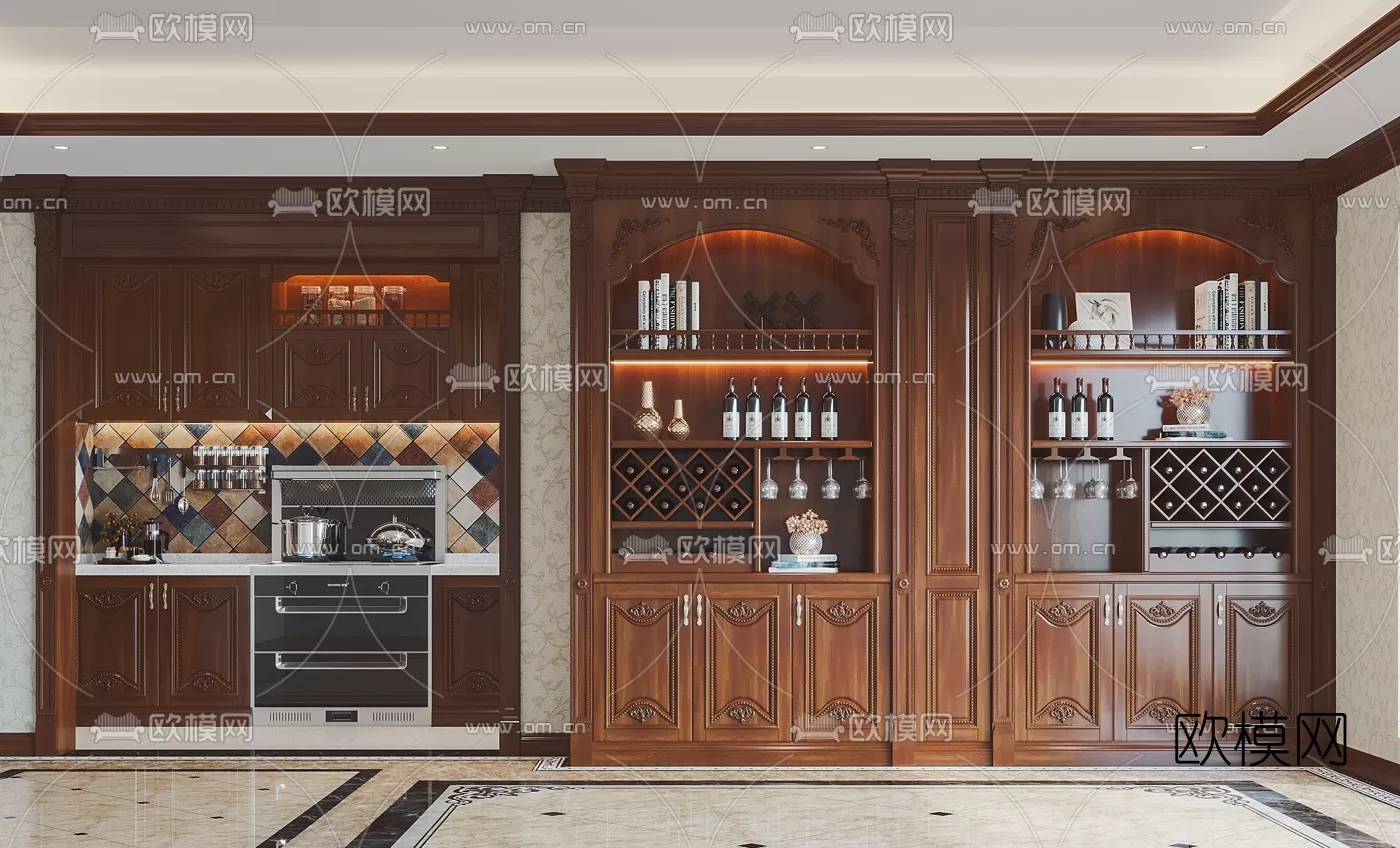 CLASSIC – CARBINET – 3DMODELS – 049 CLASSIC – CARBINET – 3DMODELS – 049