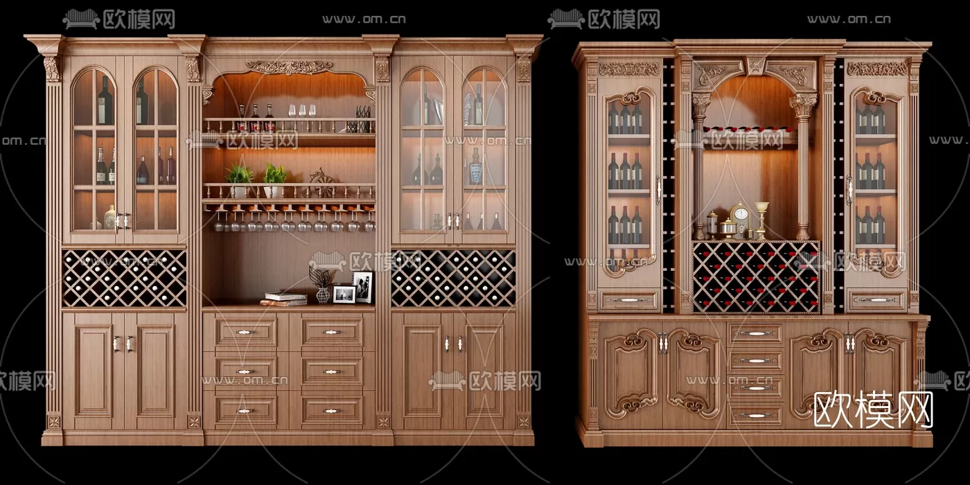 CLASSIC – CARBINET – 3DMODELS – 052 CLASSIC – CARBINET – 3DMODELS – 052