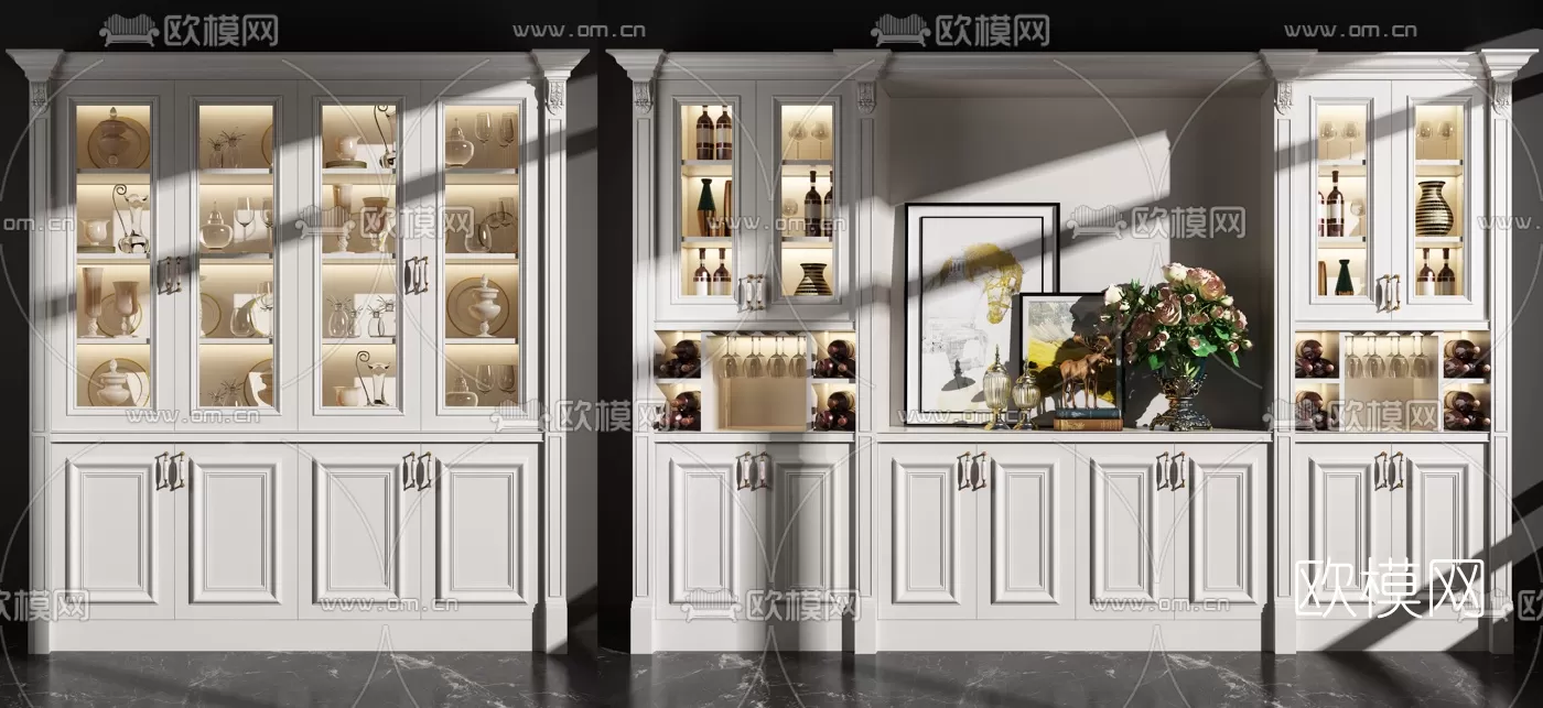 CLASSIC – CARBINET – 3DMODELS – 054 CLASSIC – CARBINET – 3DMODELS – 054