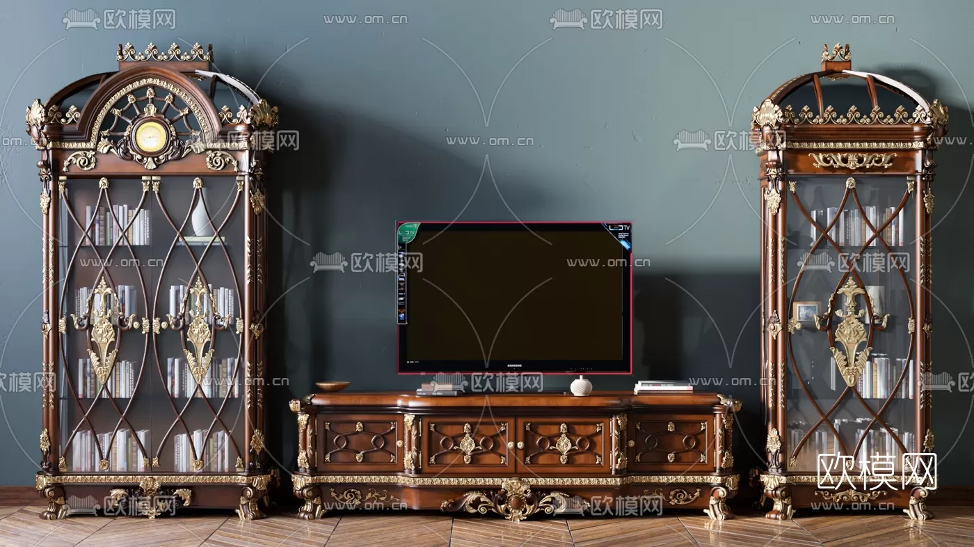 CLASSIC – CARBINET – 3DMODELS – 056 CLASSIC – CARBINET – 3DMODELS – 056