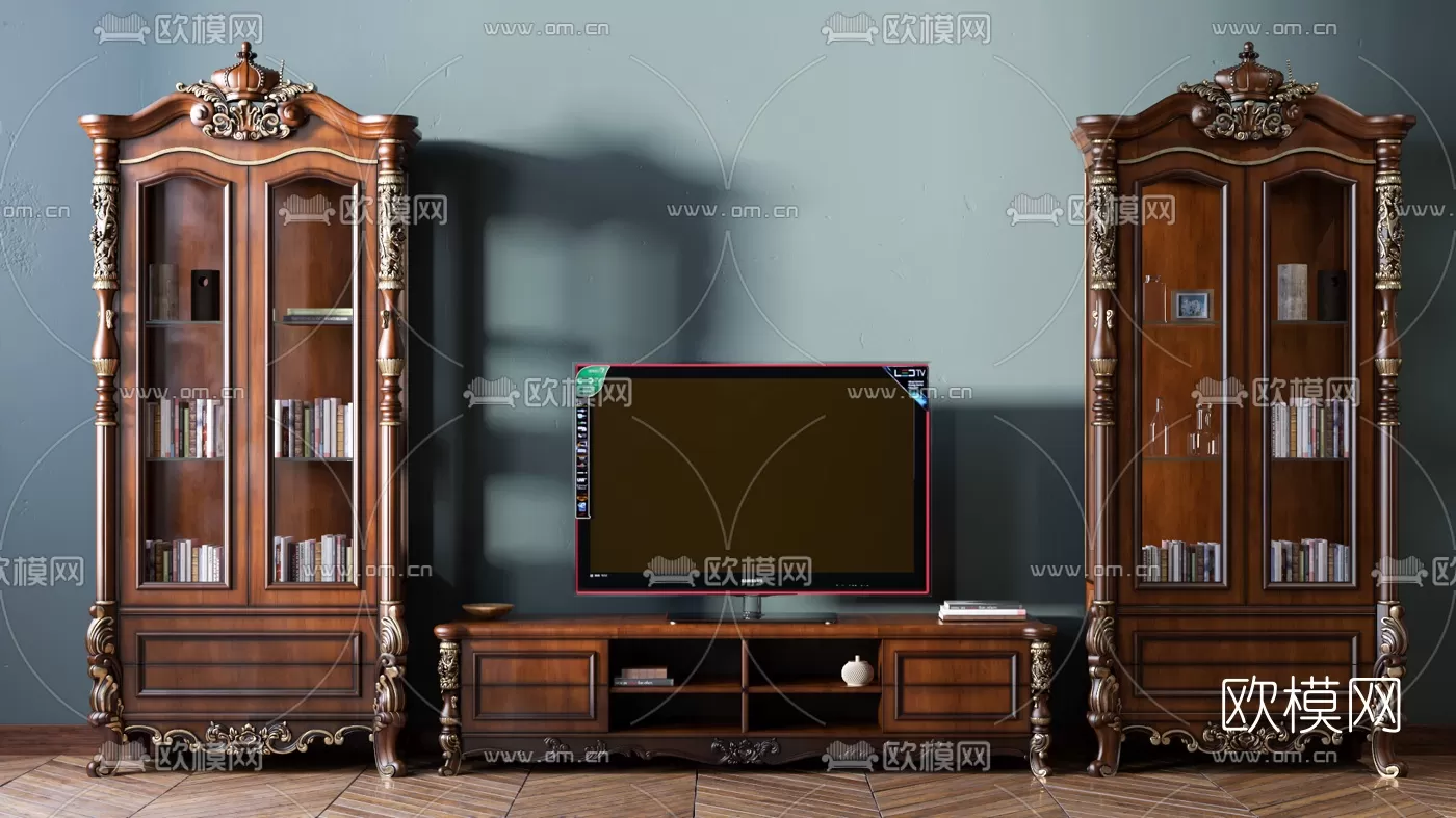 CLASSIC – CARBINET – 3DMODELS – 057 CLASSIC – CARBINET – 3DMODELS – 057