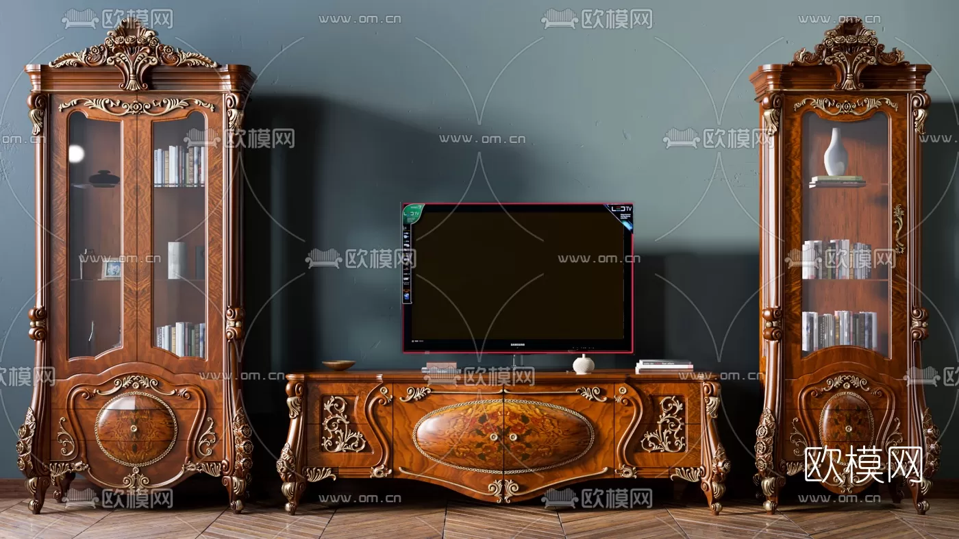 CLASSIC – CARBINET – 3DMODELS – 058 CLASSIC – CARBINET – 3DMODELS – 058