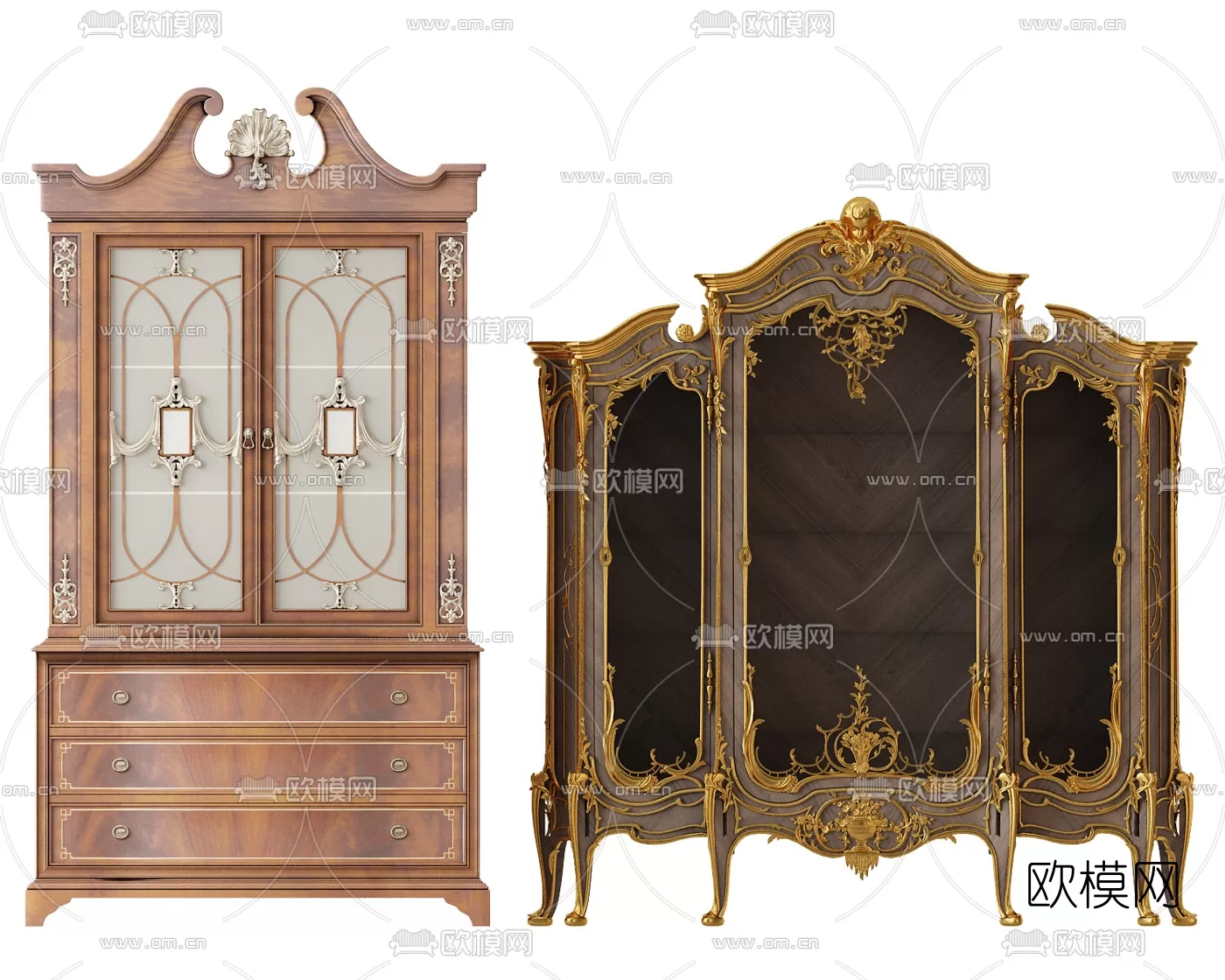 CLASSIC – CARBINET – 3DMODELS – 063 CLASSIC – CARBINET – 3DMODELS – 063