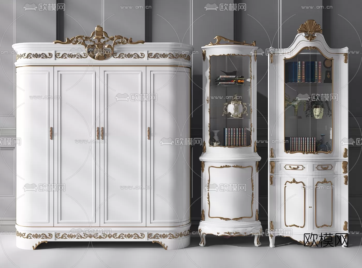 CLASSIC – CARBINET – 3DMODELS – 065 CLASSIC – CARBINET – 3DMODELS – 065