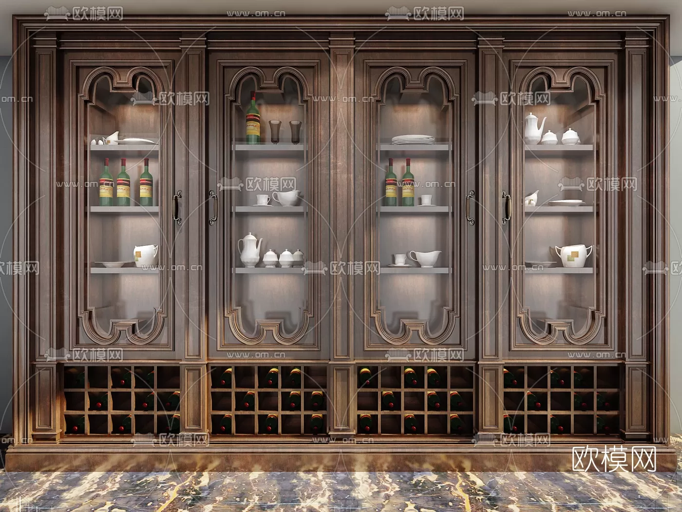 CLASSIC – CARBINET – 3DMODELS – 076