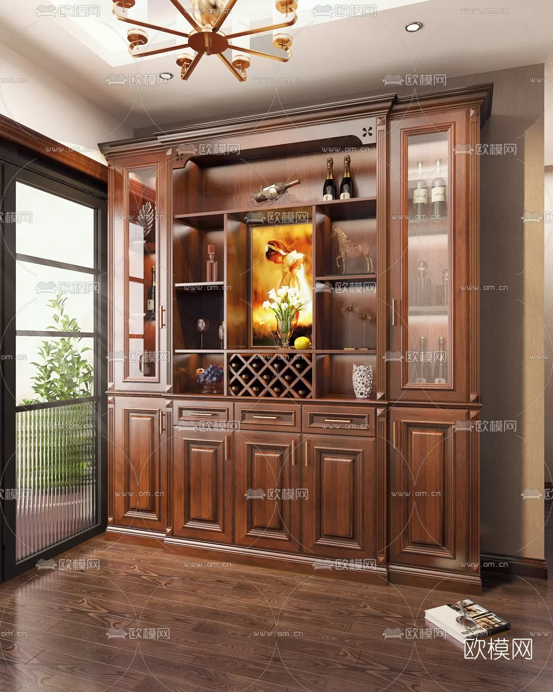 CLASSIC – CARBINET – 3DMODELS – 078