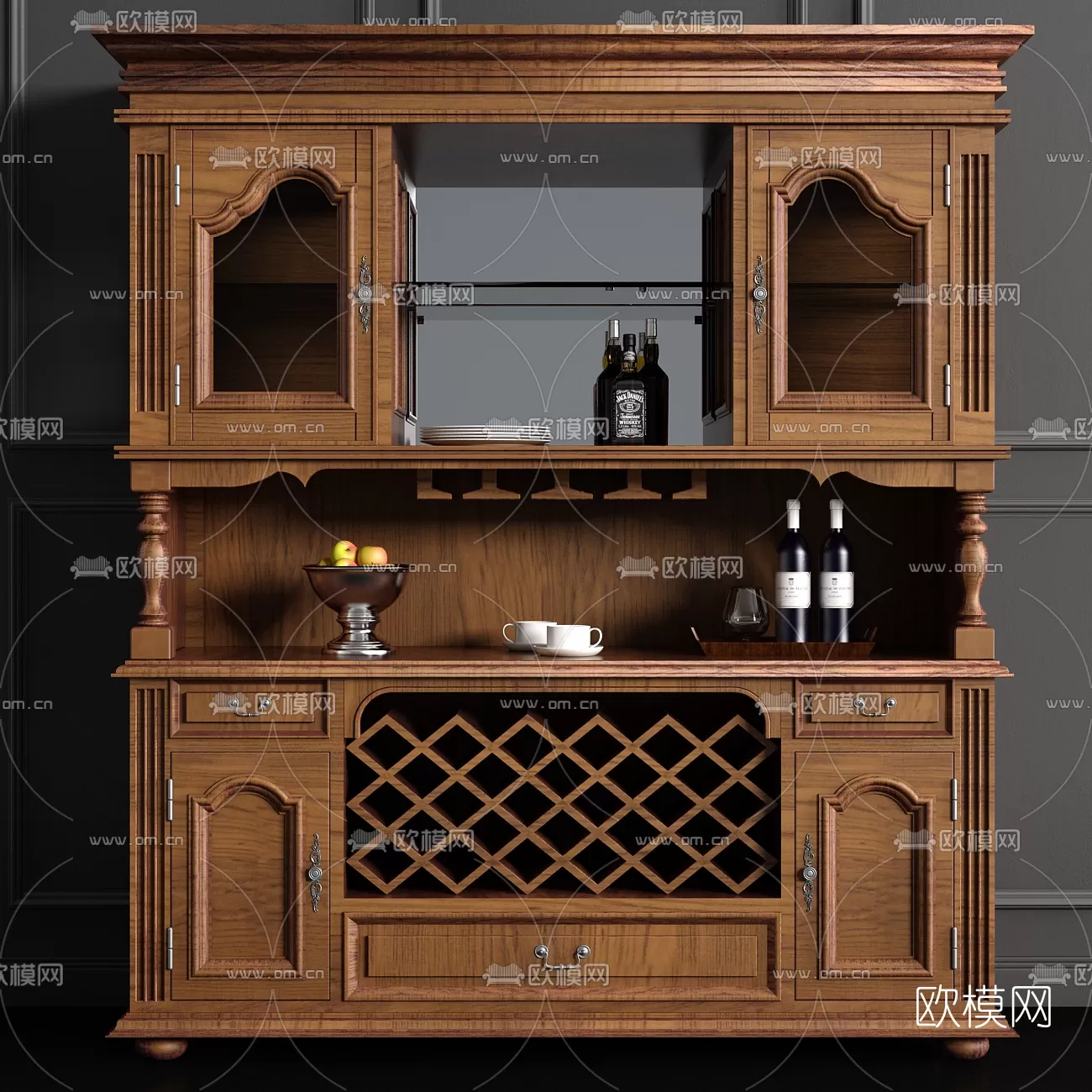 CLASSIC – CARBINET – 3DMODELS – 084