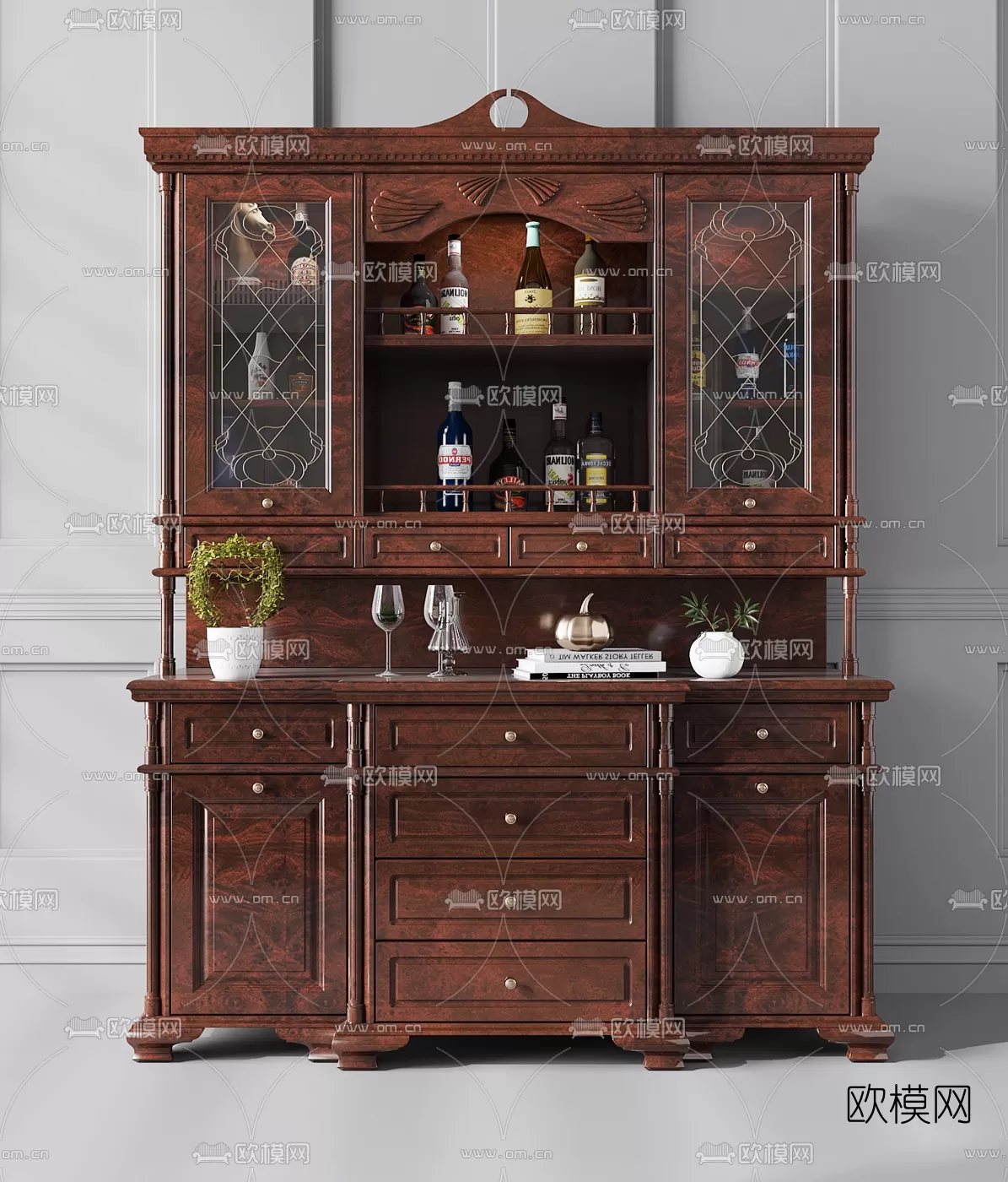 CLASSIC – CARBINET – 3DMODELS – 089