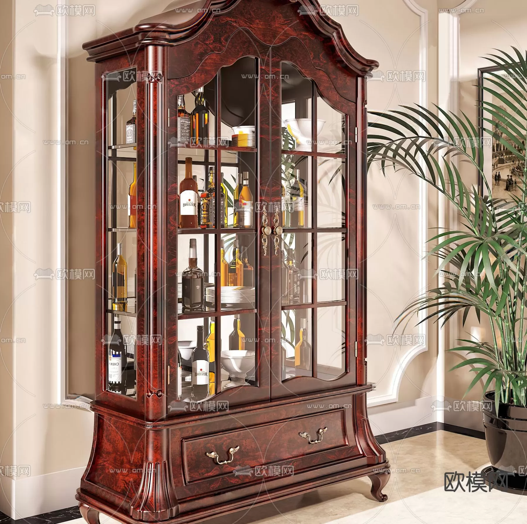 CLASSIC – CARBINET – 3DMODELS – 090