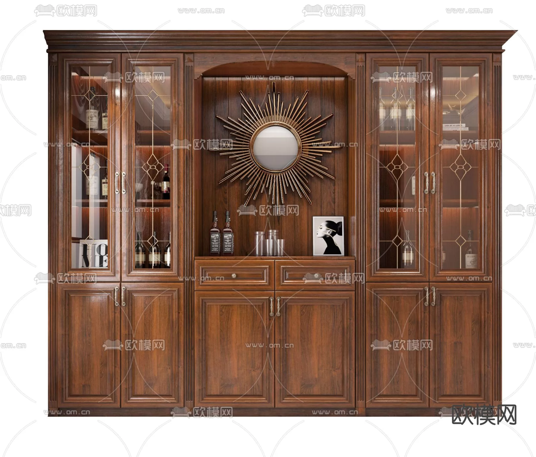 CLASSIC – CARBINET – 3DMODELS – 091