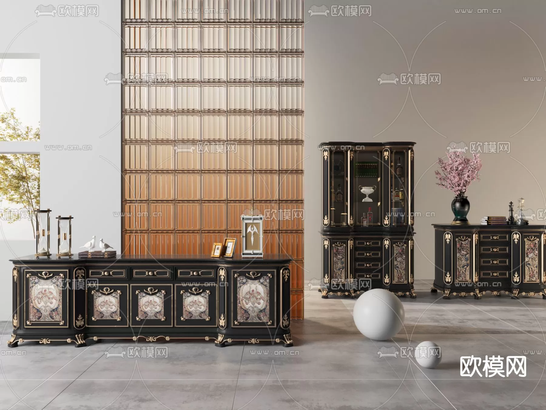 CLASSIC – CARBINET – 3DMODELS – 094