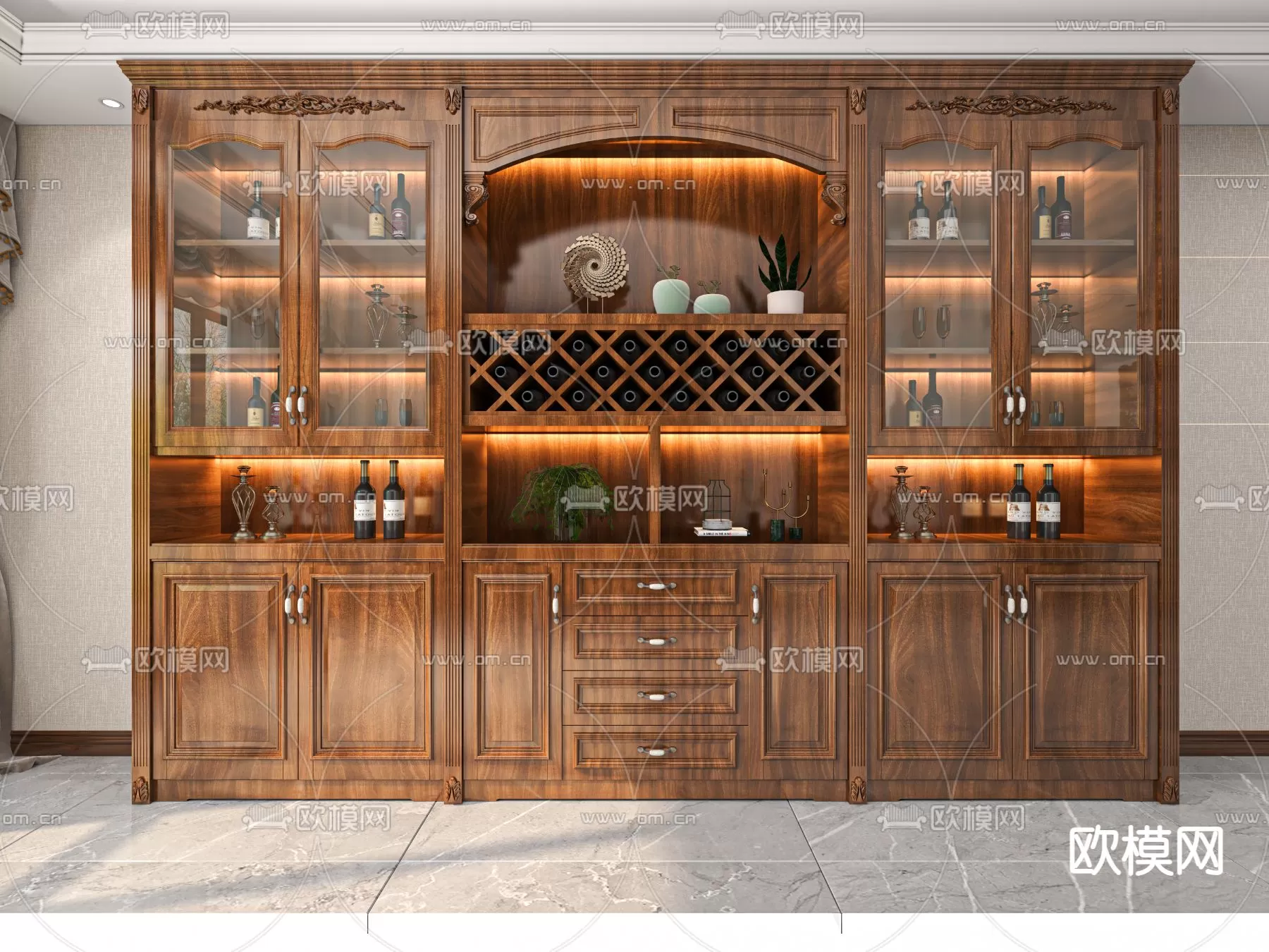 CLASSIC – CARBINET – 3DMODELS – 097