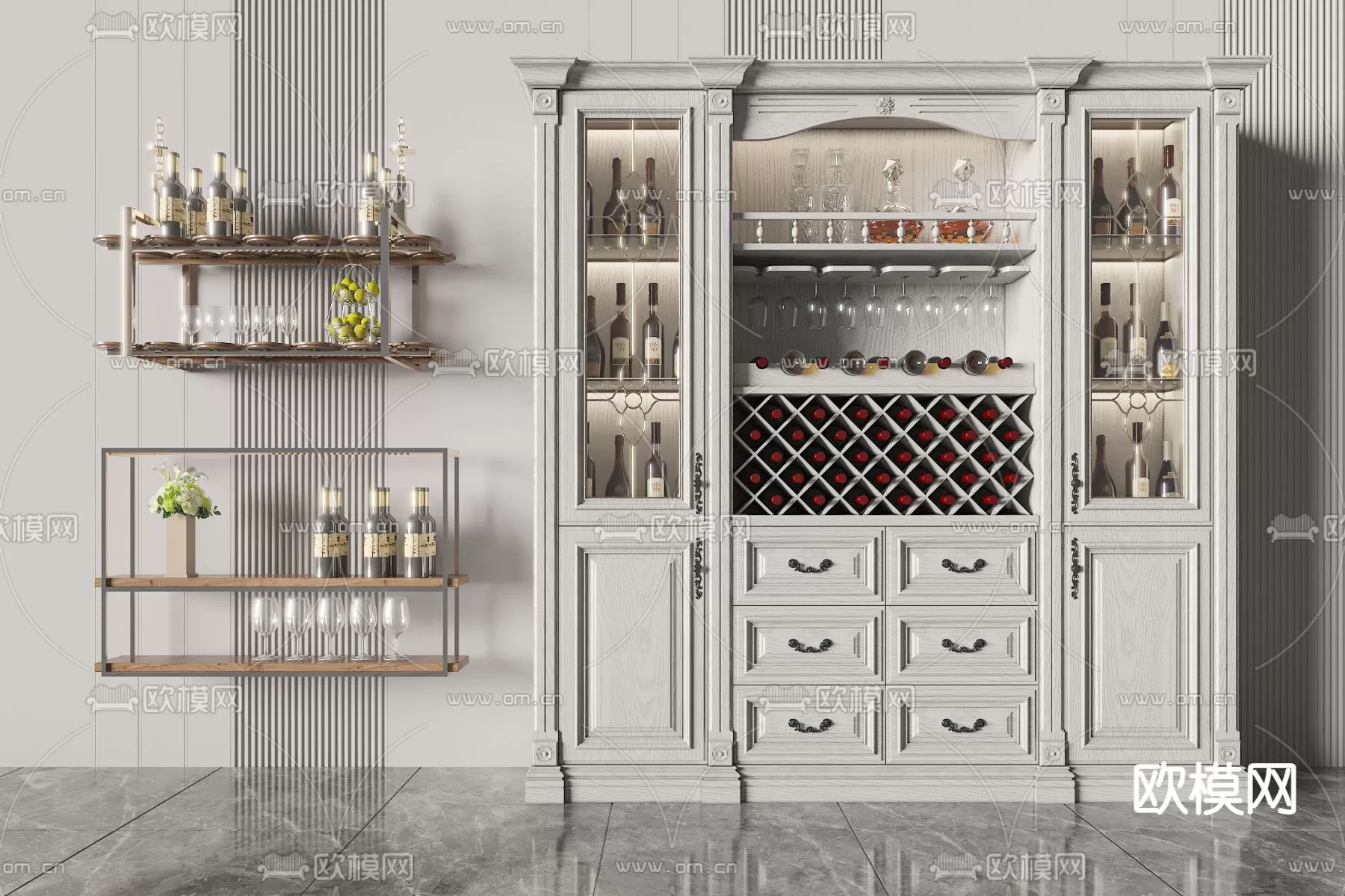 CLASSIC – CARBINET – 3DMODELS – 102