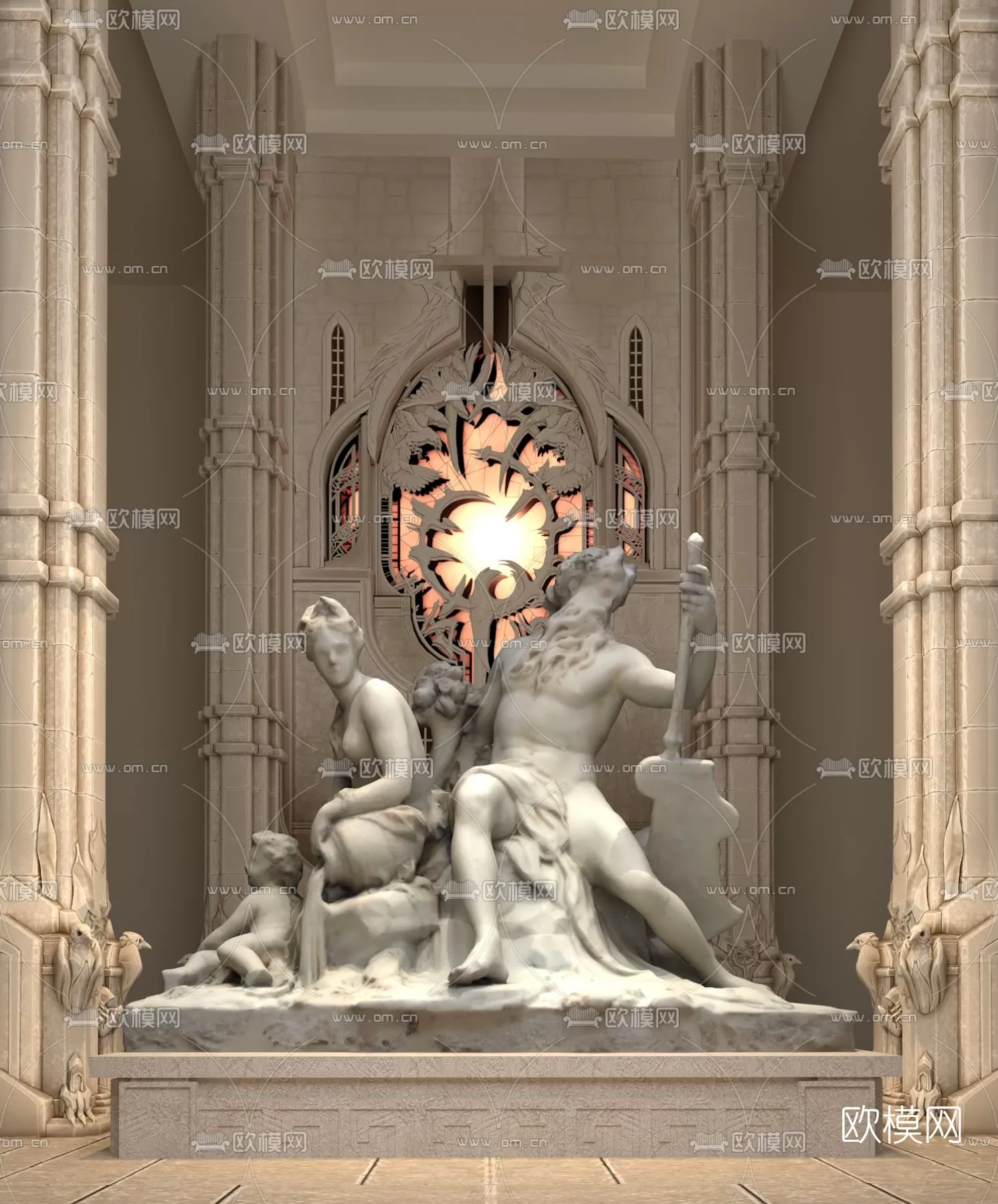 CLASSIC – STATUE 3DMODEL – 007