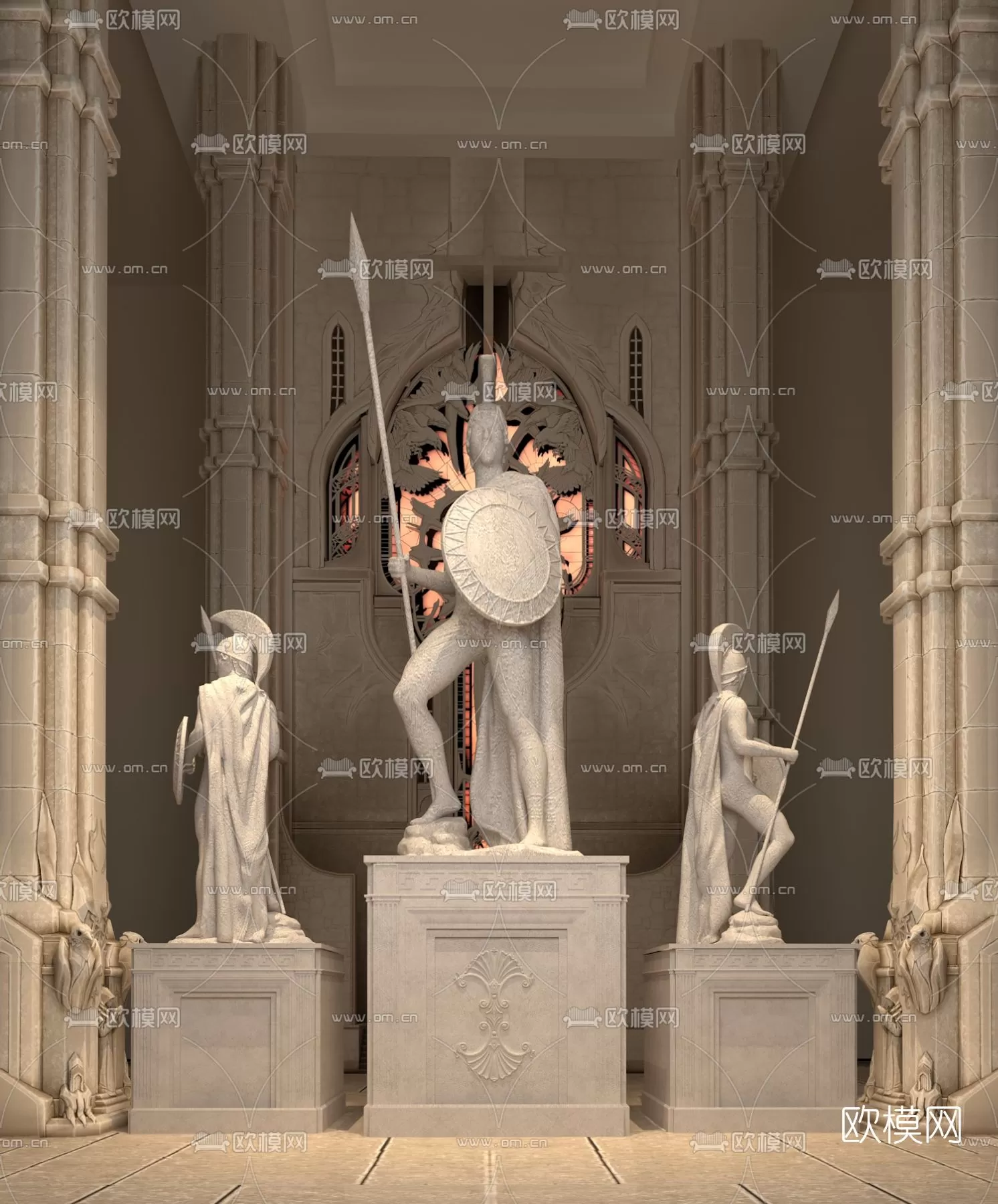 CLASSIC – STATUE 3DMODEL – 009