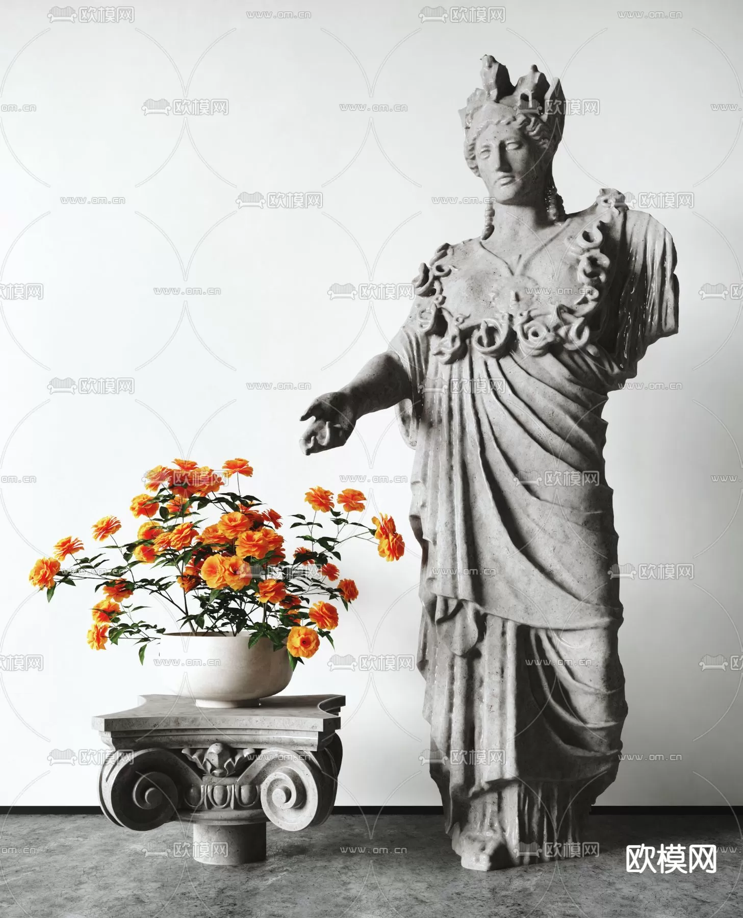 CLASSIC – STATUE 3DMODEL – 014