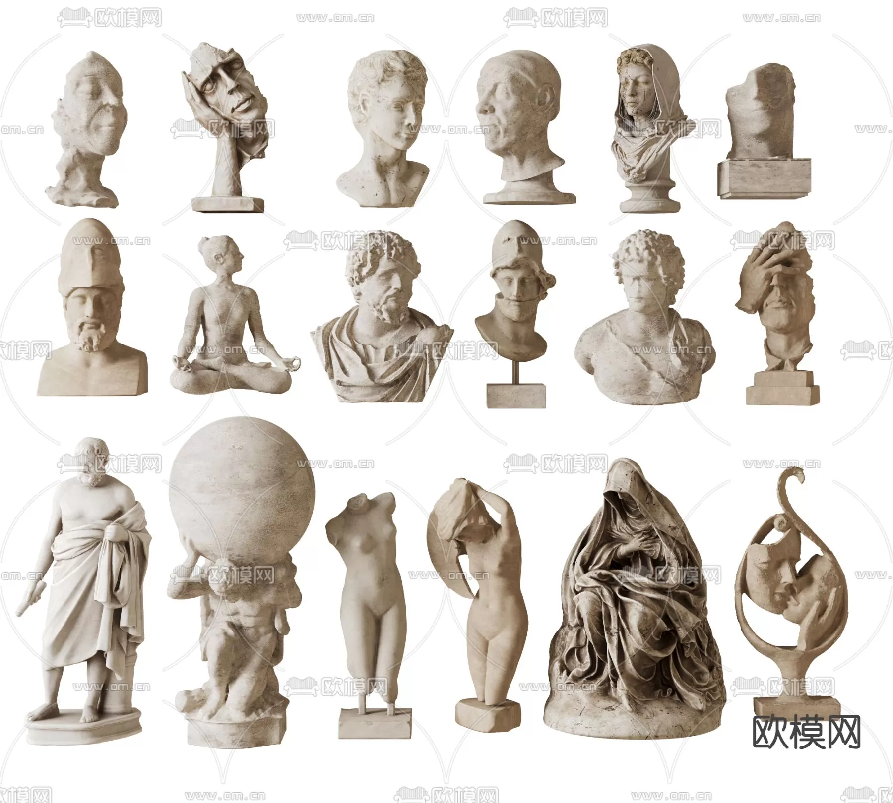 CLASSIC – STATUE 3DMODEL – 026