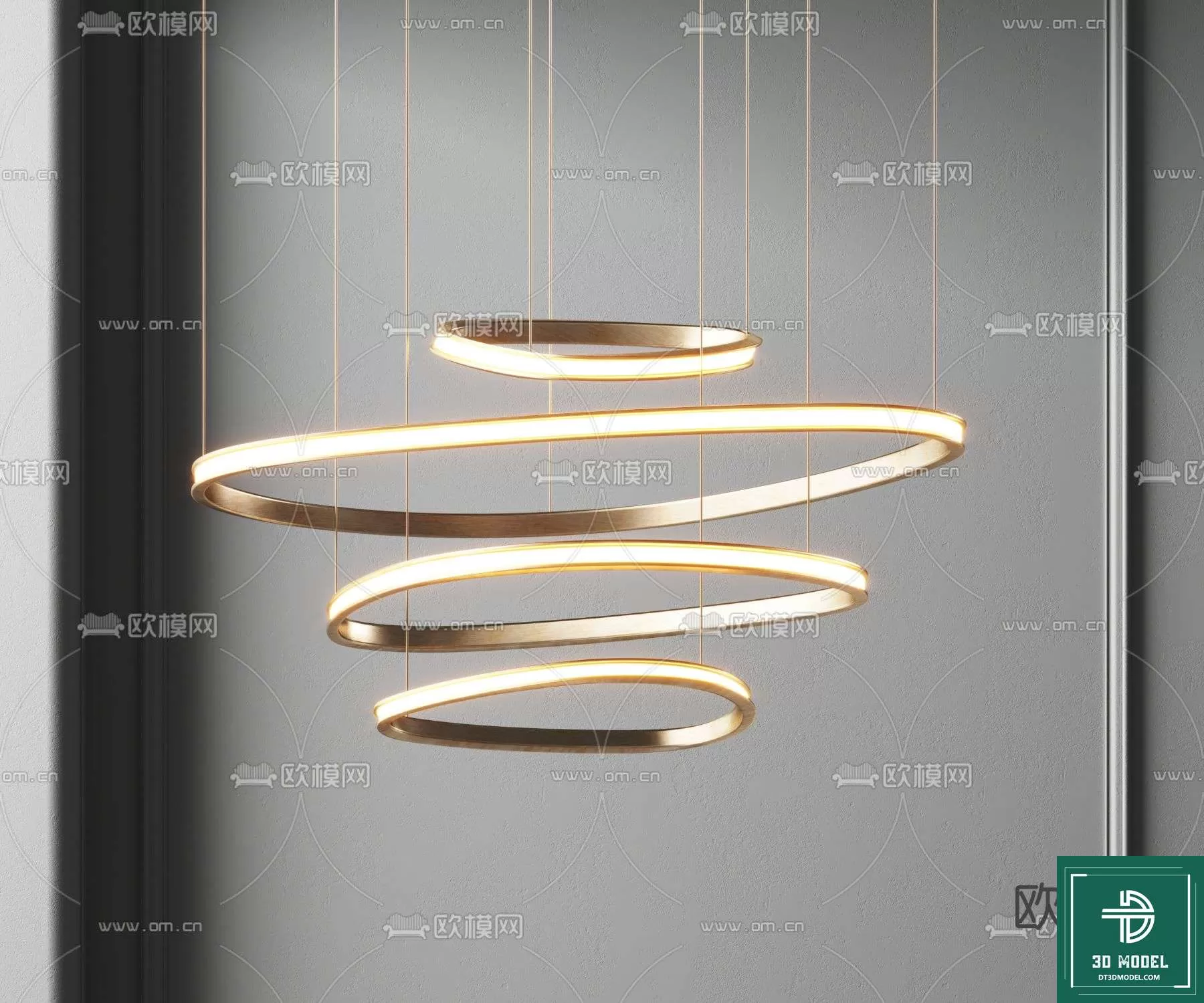 CEILING LIGHT – 3DS MODELS – 023