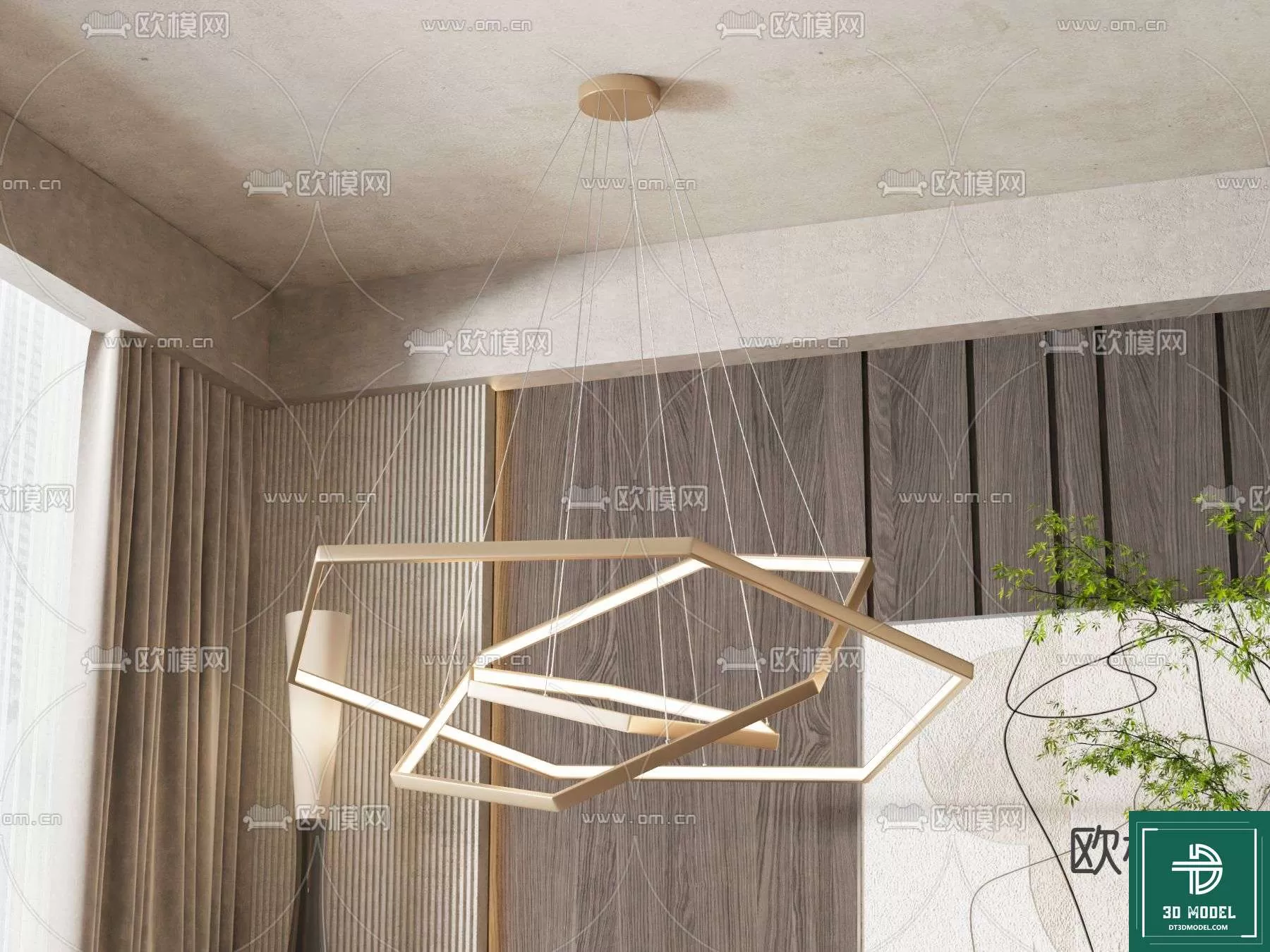 CEILING LIGHT – 3DS MODELS – 026