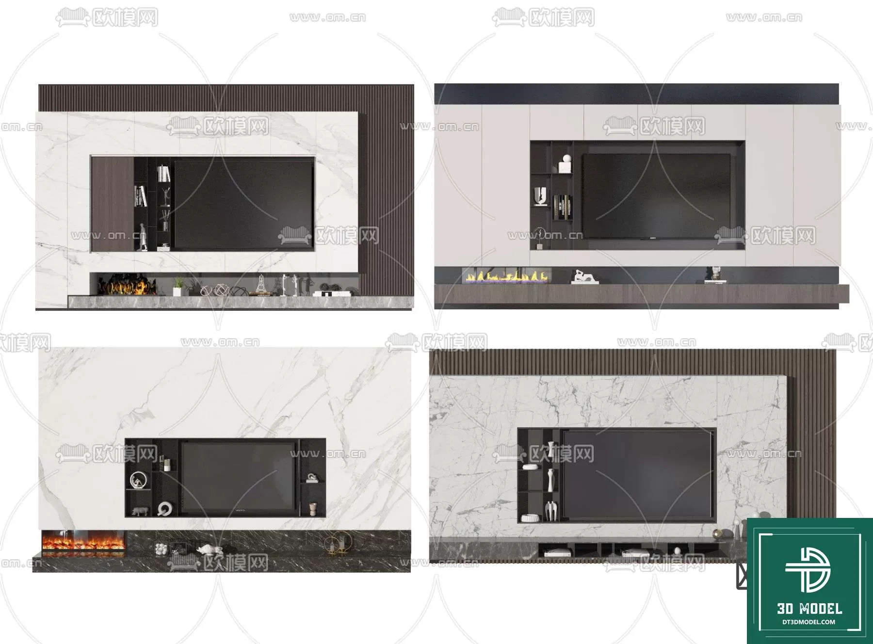 TELEVISION SHELF – 3DMODELS – 005