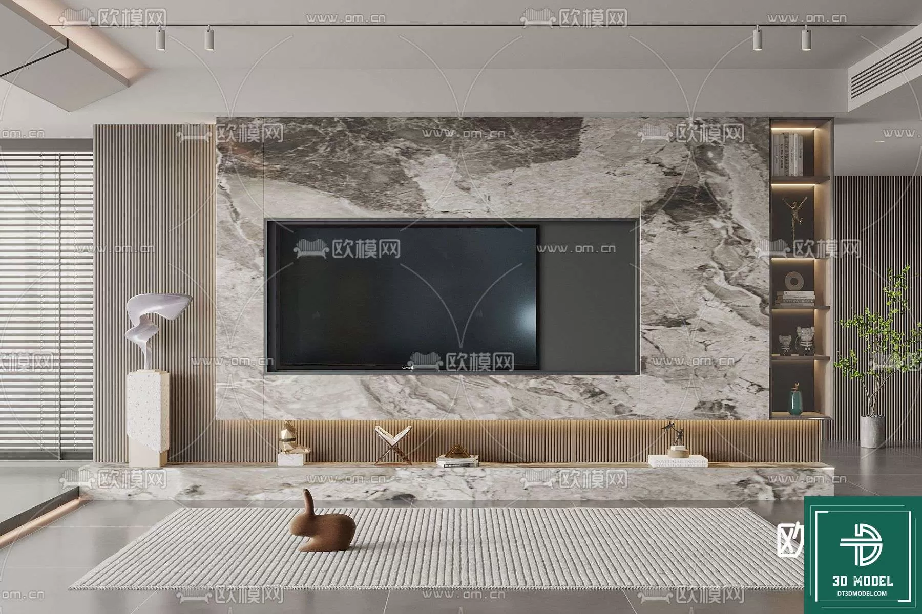 TELEVISION SHELF – 3DMODELS – 007