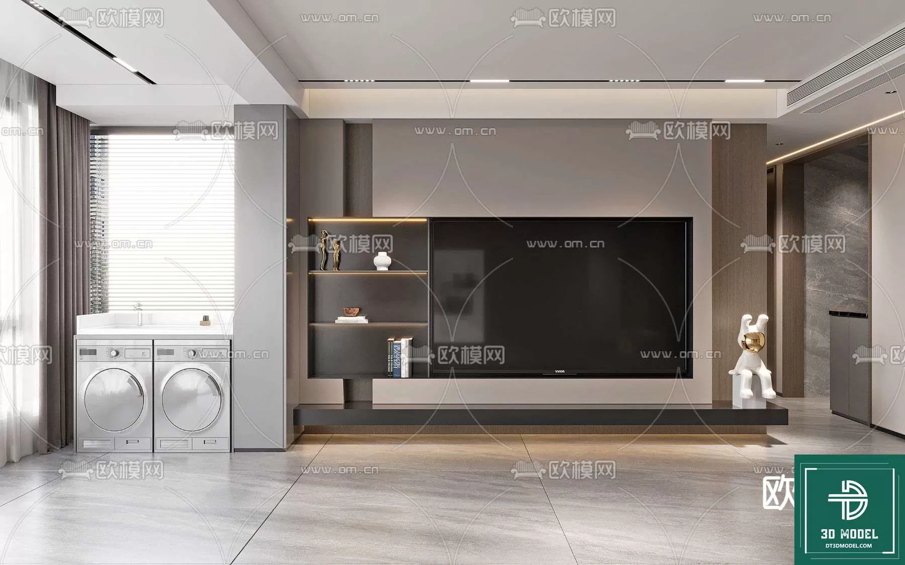 TELEVISION SHELF – 3DMODELS – 011