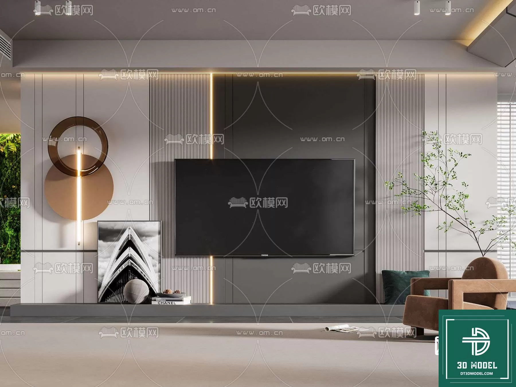 TELEVISION SHELF – 3DMODELS – 015