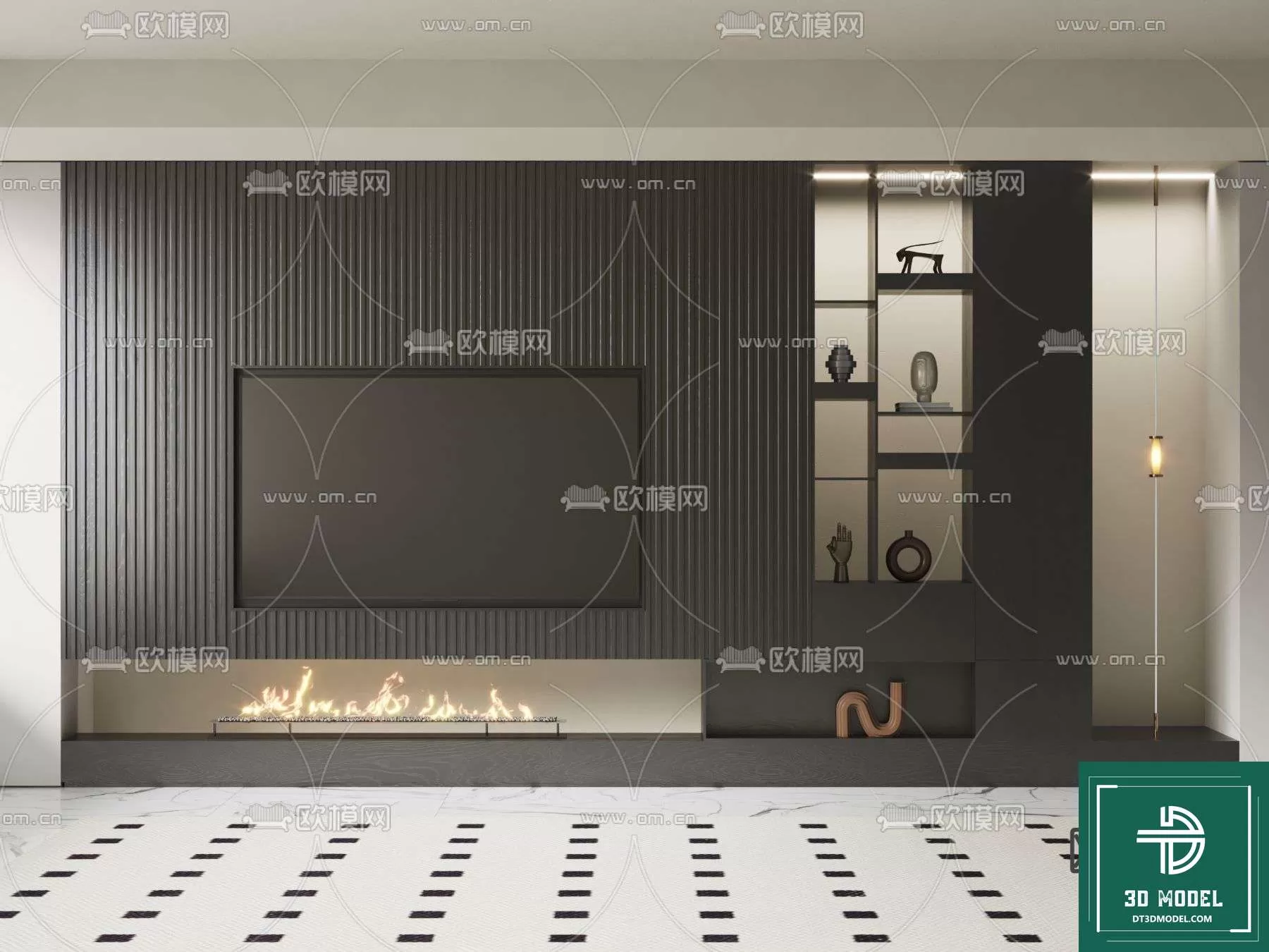 TELEVISION SHELF – 3DMODELS – 016