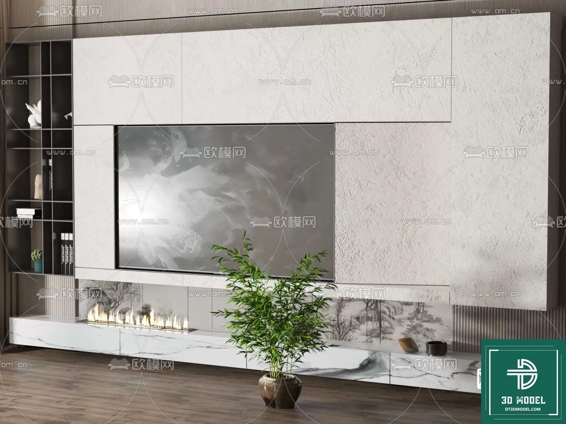 TELEVISION SHELF – 3DMODELS – 019