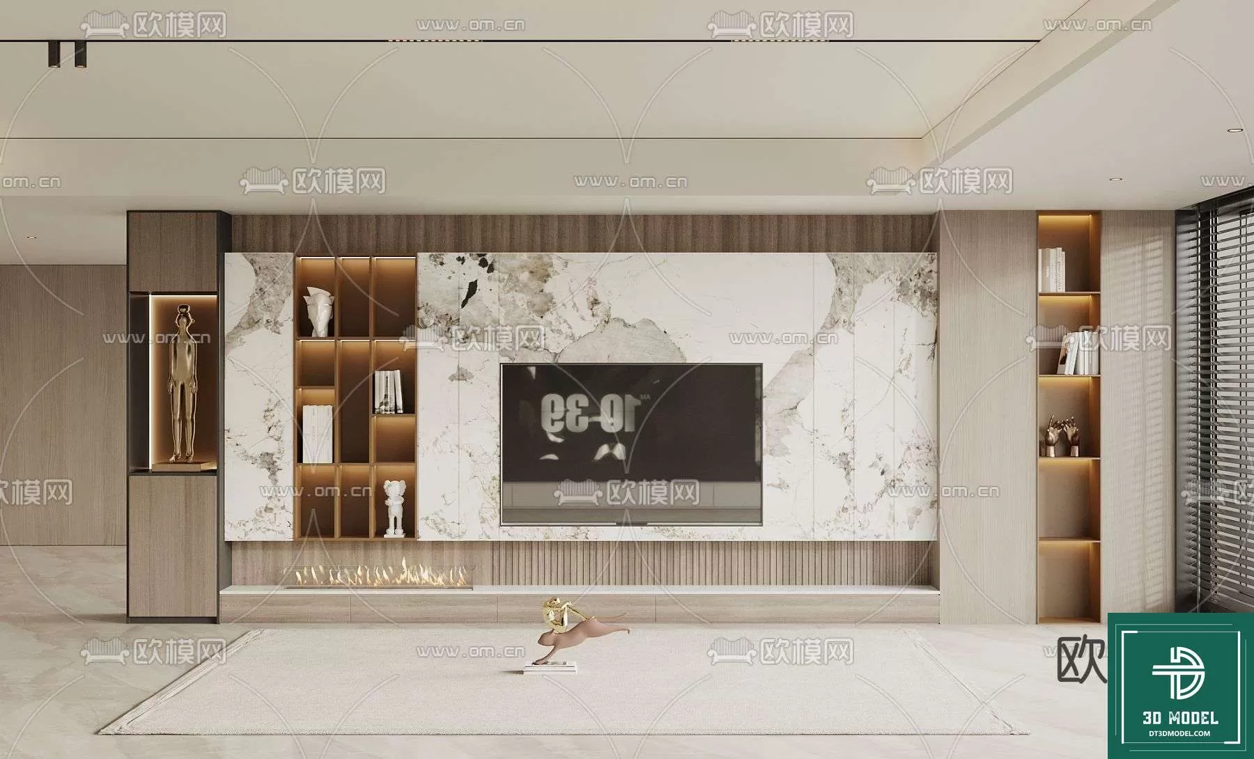 TELEVISION SHELF – 3DMODELS – 025