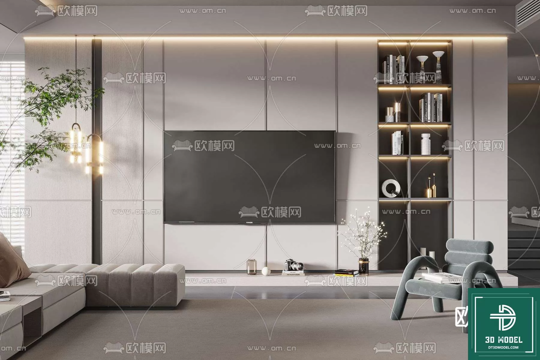 TELEVISION SHELF – 3DMODELS – 029