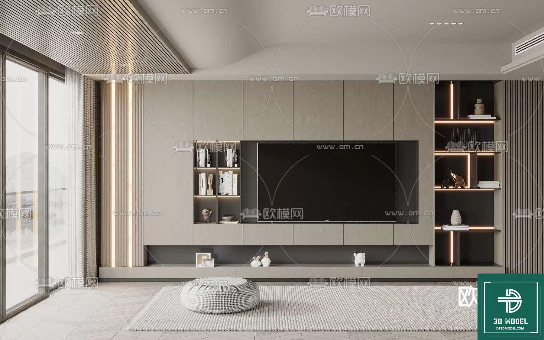 TELEVISION SHELF – 3DMODELS – 032