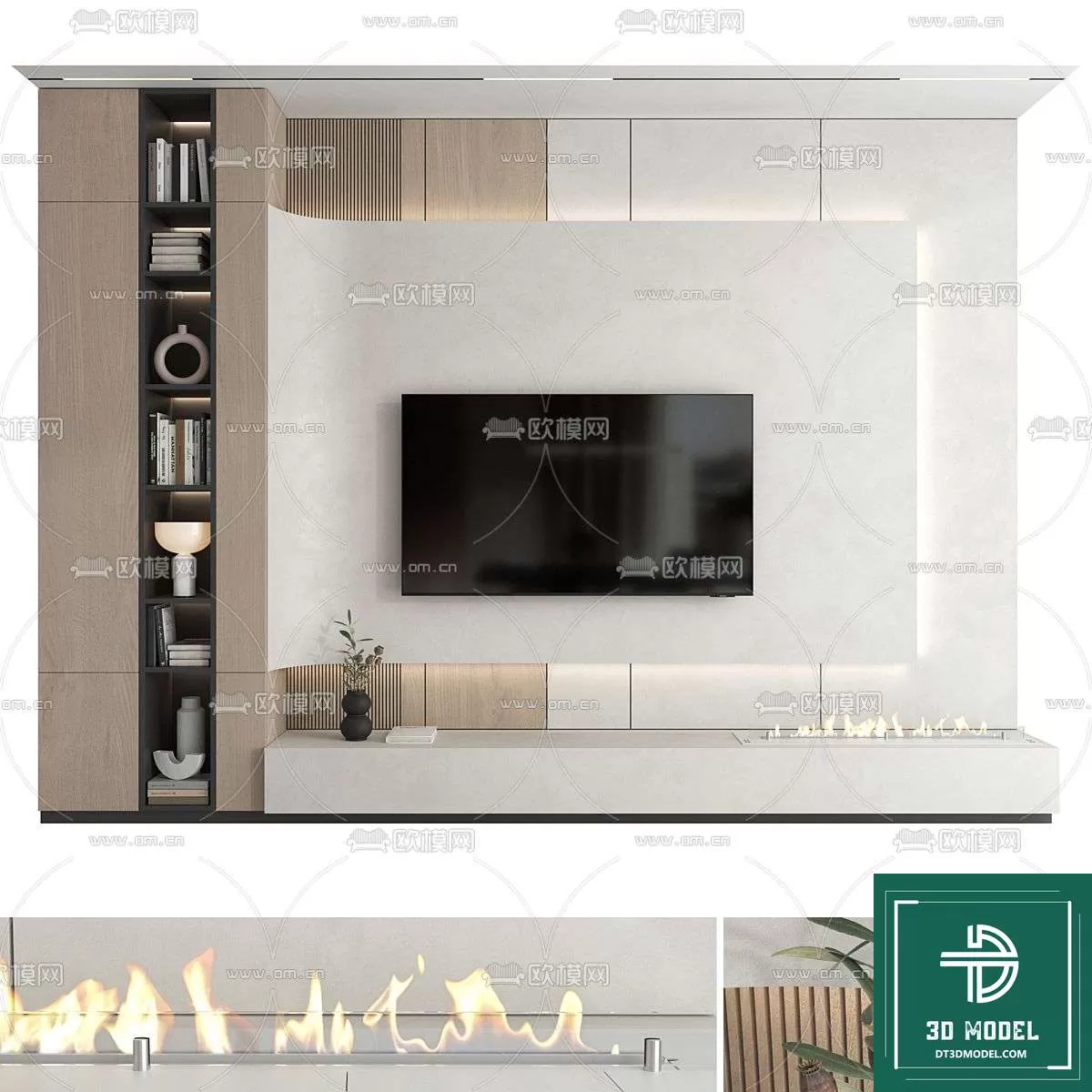 TELEVISION SHELF – 3DMODELS – 033