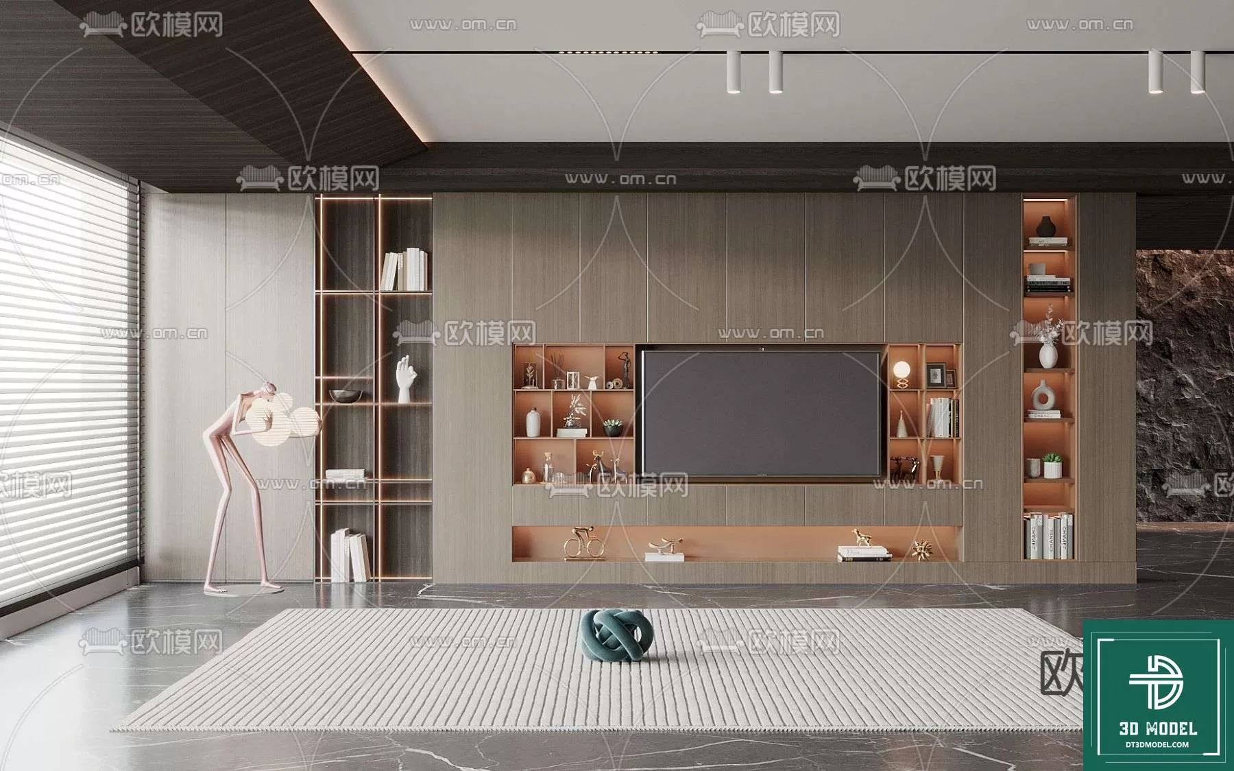 TELEVISION SHELF – 3DMODELS – 035