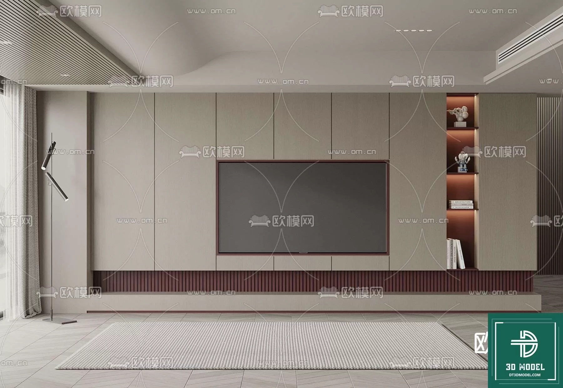 TELEVISION SHELF – 3DMODELS – 041