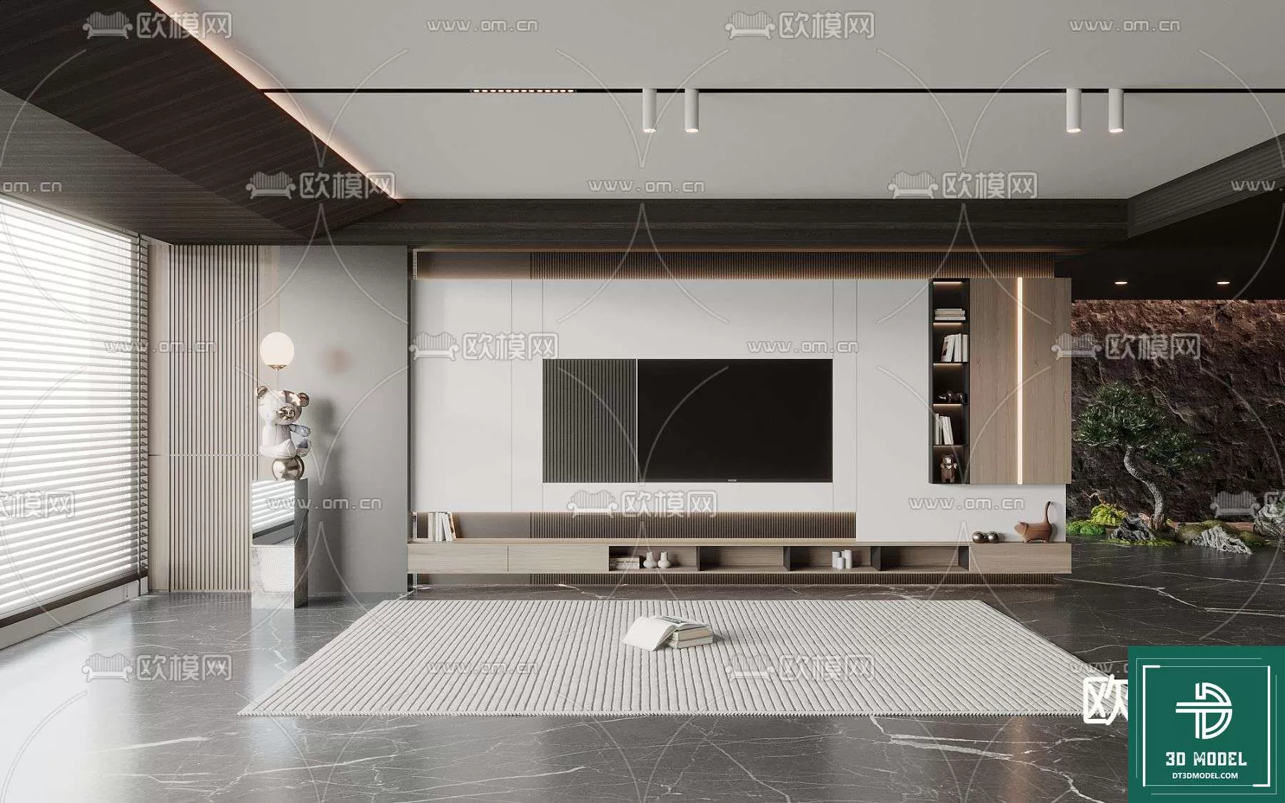 TELEVISION SHELF – 3DMODELS – 043