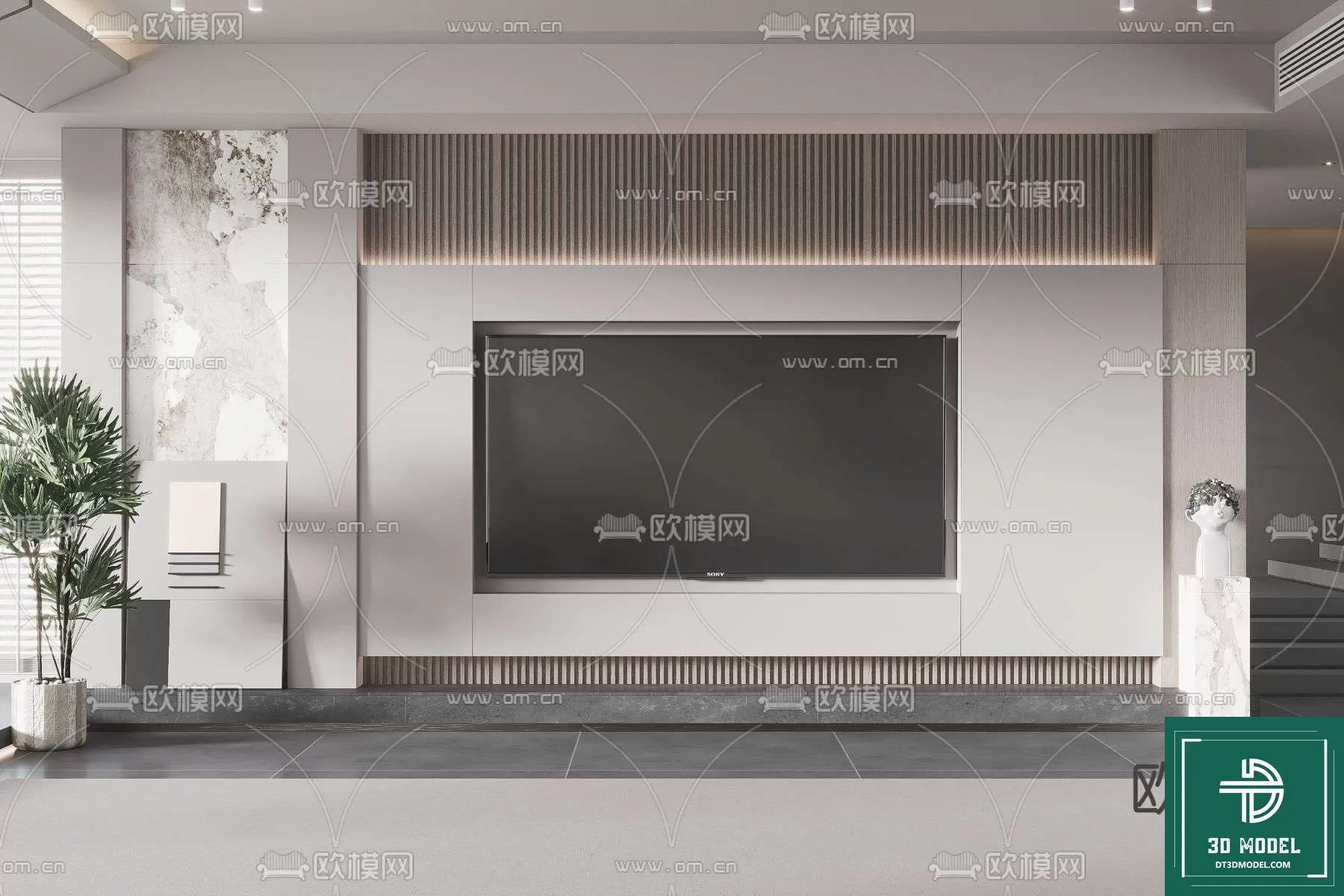 TELEVISION SHELF – 3DMODELS – 045